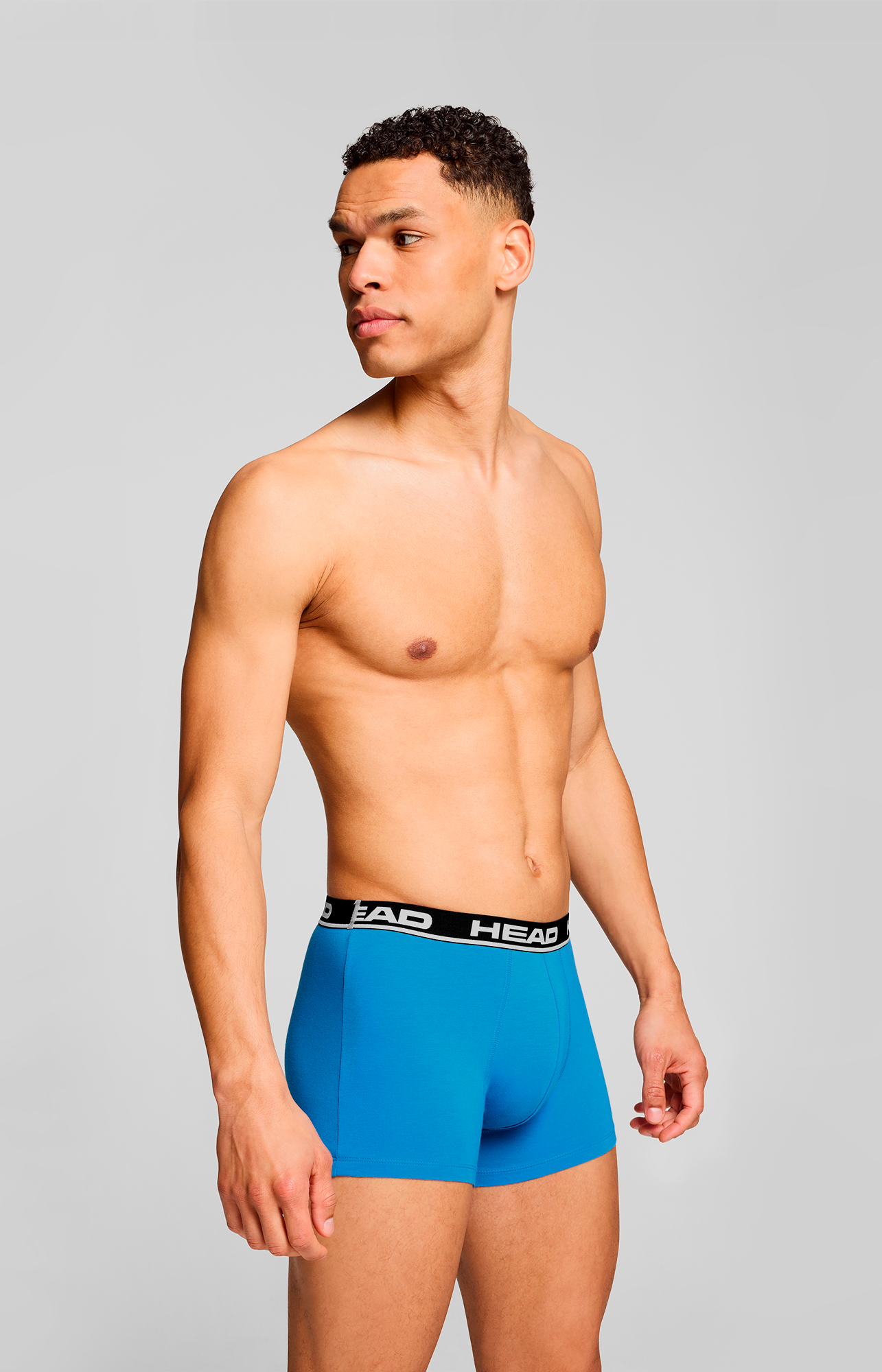 Head Boxershorts »HEAD BASIC BOXER 2P«, (2er Pack), mit elastischem Logobund