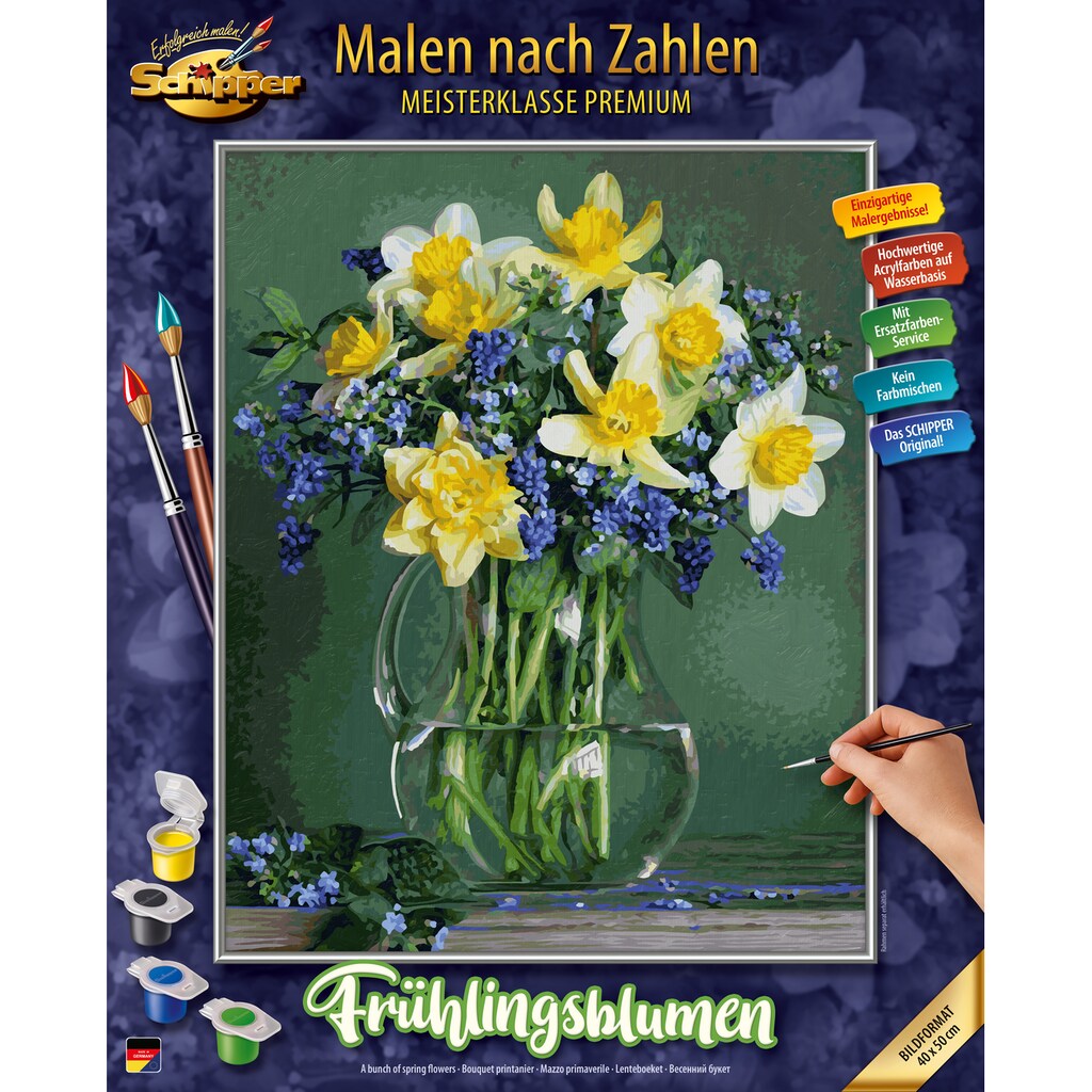Schipper Malen nach Zahlen »Meisterklasse Premium - Frühlingsblumen«