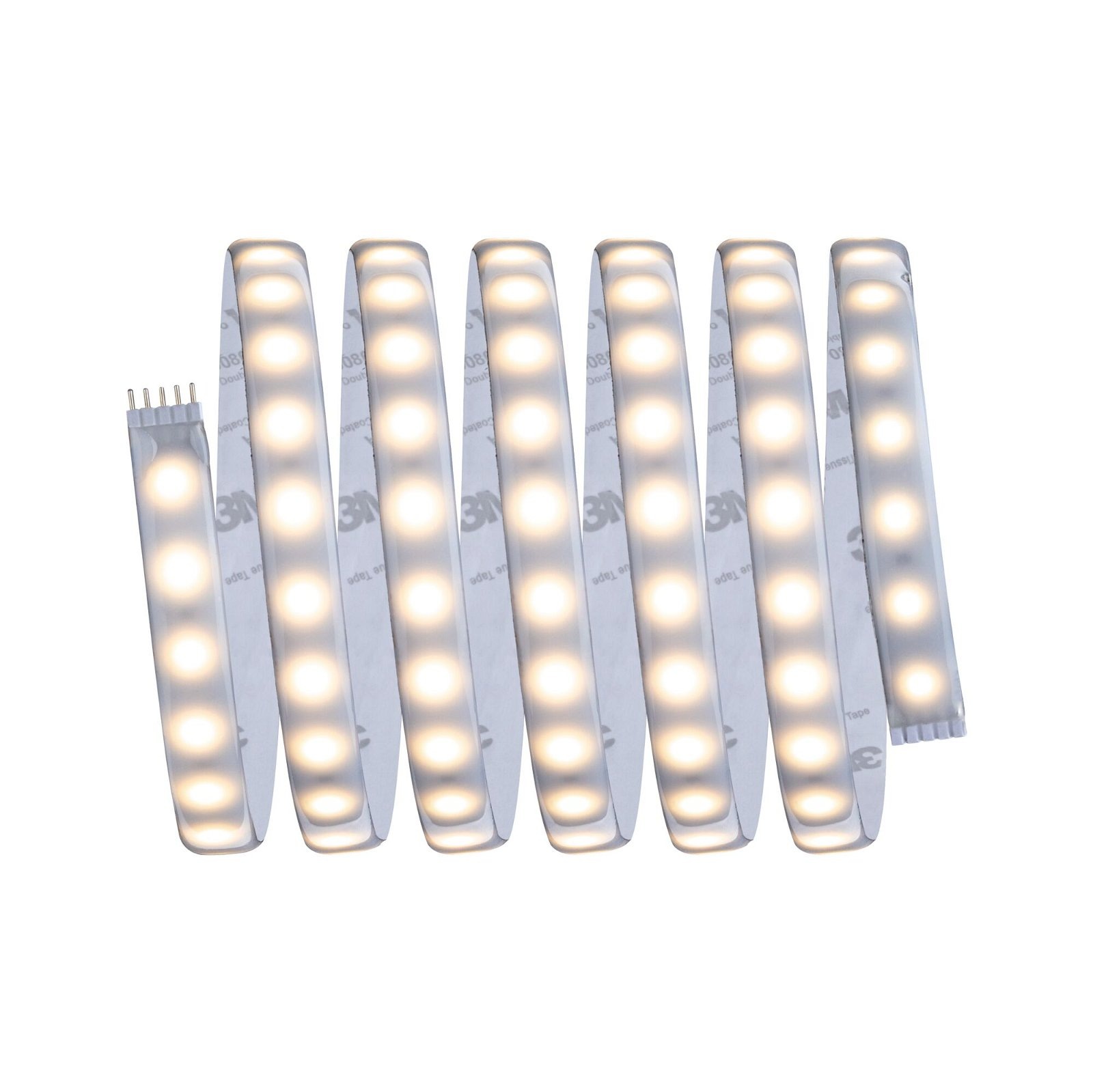 Paulmann LED-Streifen »MaxLED 500 Stripe 2,5m IP44 Cover 2700K 15W 24V Silber Kunststoff«, 1 St.-flammig
