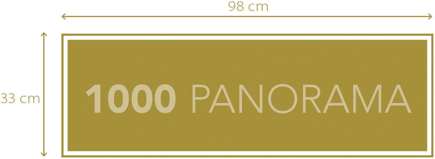 Clementoni® Puzzle »Panorama High Quality Collection Compact, Venedig, Canale Grande«, Made in Europe