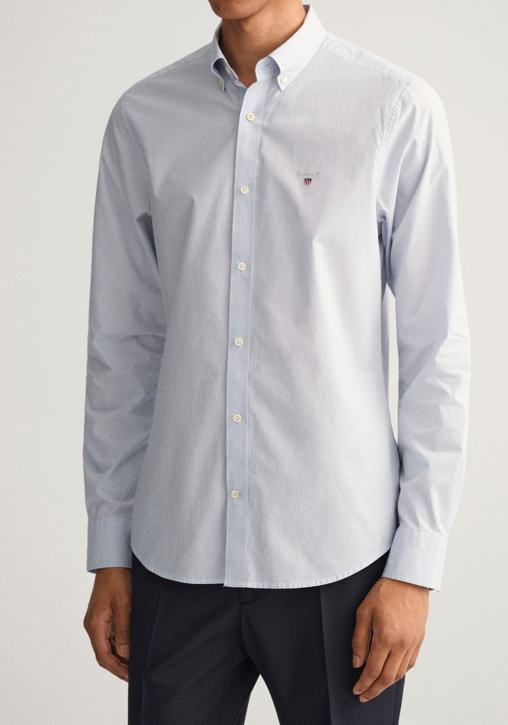 Gant Businesshemd »SLIM BROADCLOTH BD«, mit abgerundetem Saum kaufen