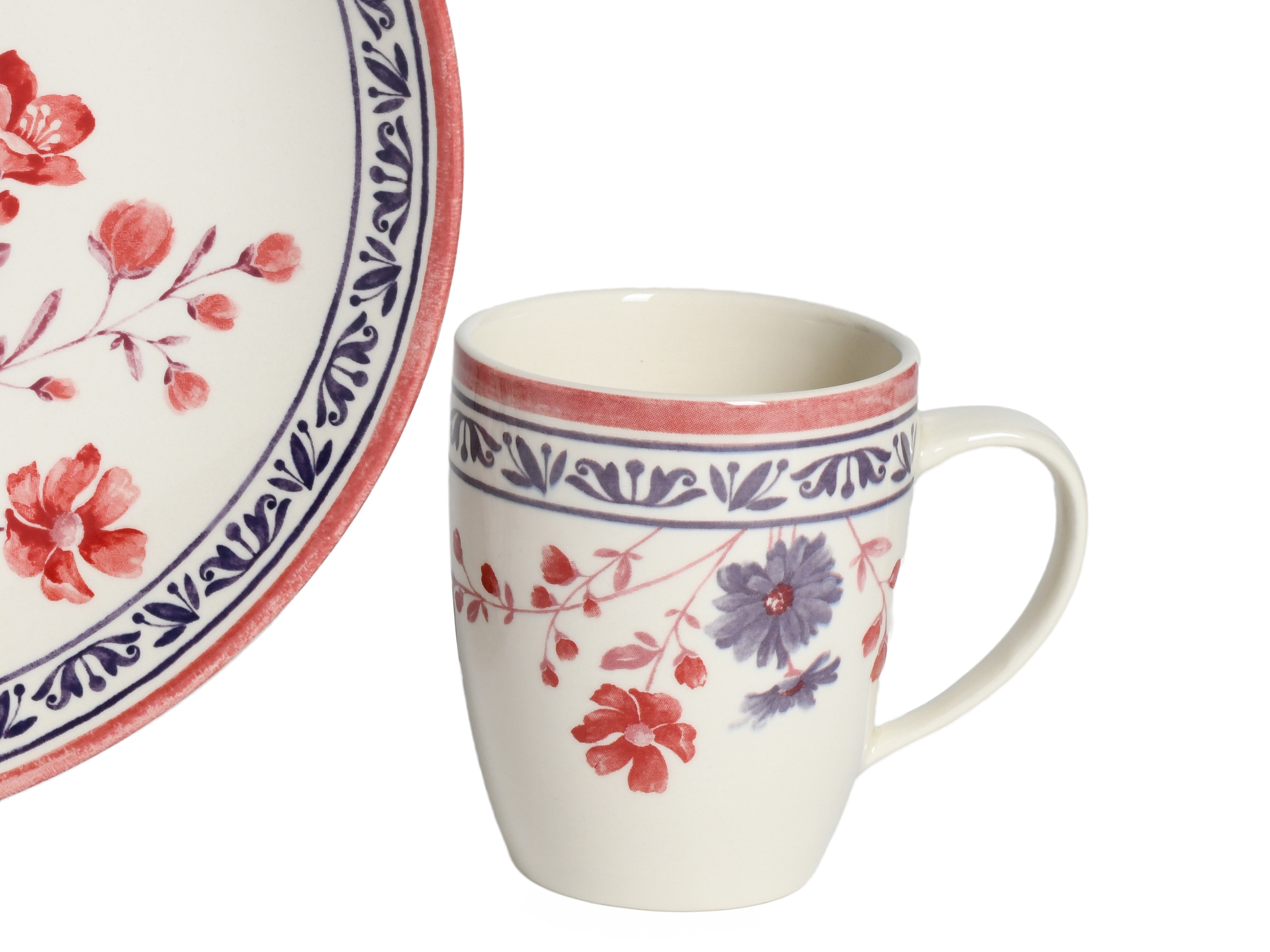 CreaTable Kombiservice »Cottage, Kombi-Service 16-tlg« Blumenmotive