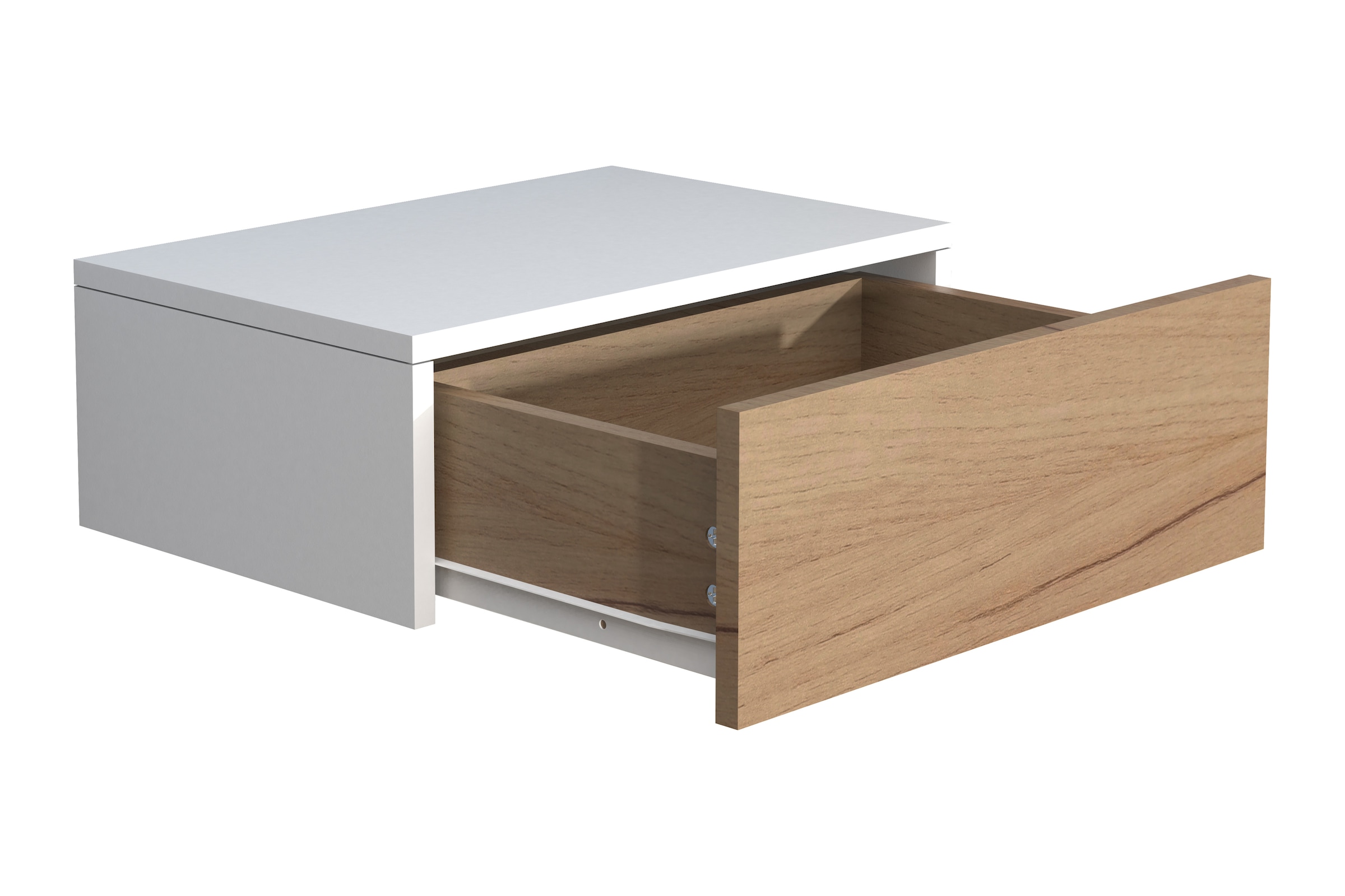 VCM Nachttisch »Holz Wandschublade Wand Hänge Nachttisch Usal M45«