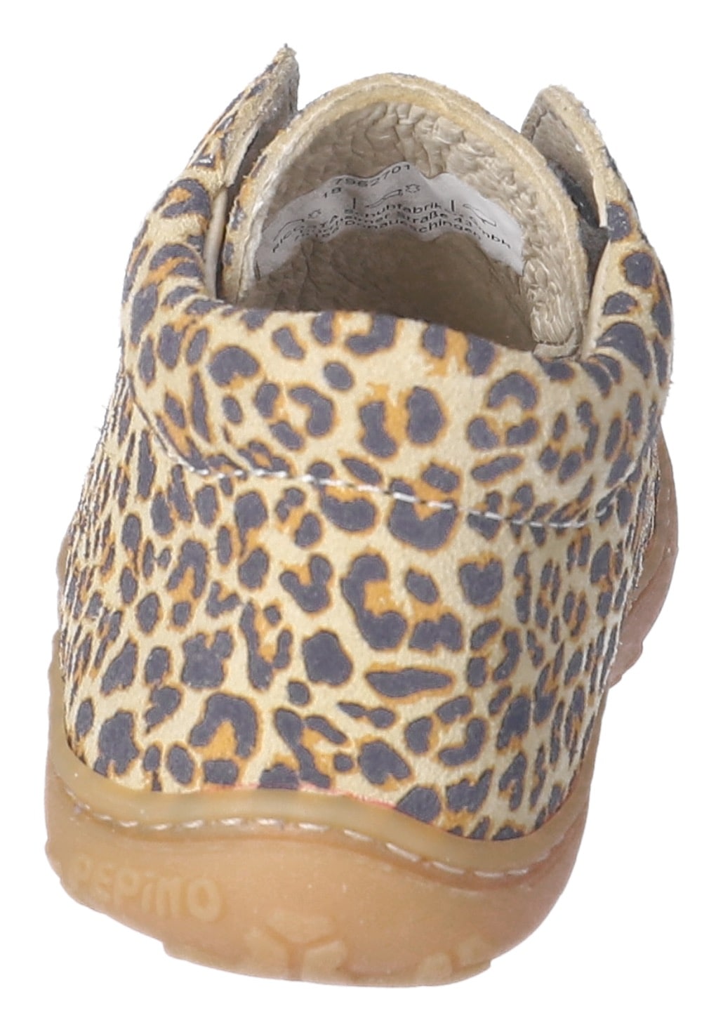 PEPINO by RICOSTA Lauflernschuh »DOTS WMS: Mittel«, Schnürschuh m. WMS-System, Leder,Print, Größenschablone zum Download
