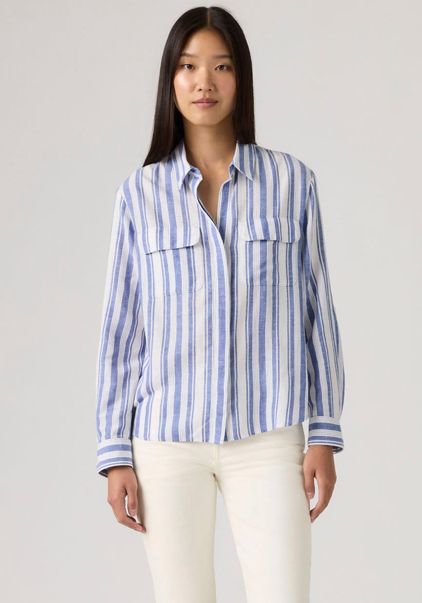 Levi's® Hemdbluse Krempelärmel mit Riegel