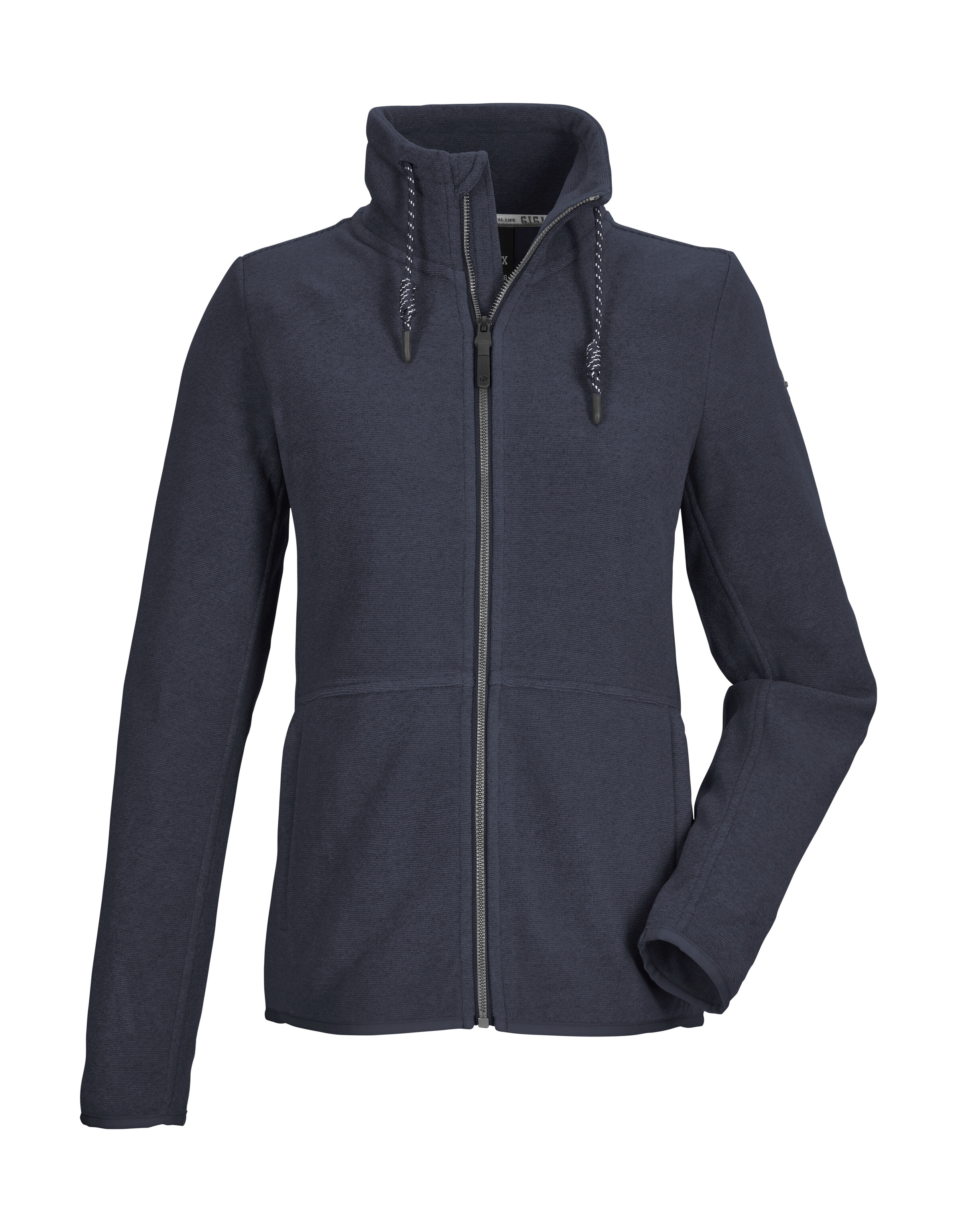 G.I.G.A. DX by killtec Fleecejacke »GW 58 WMN KNTFLC JCKT« Leichte Strickfleecejacke, verstellbarer Kragen, elastische Bündchen