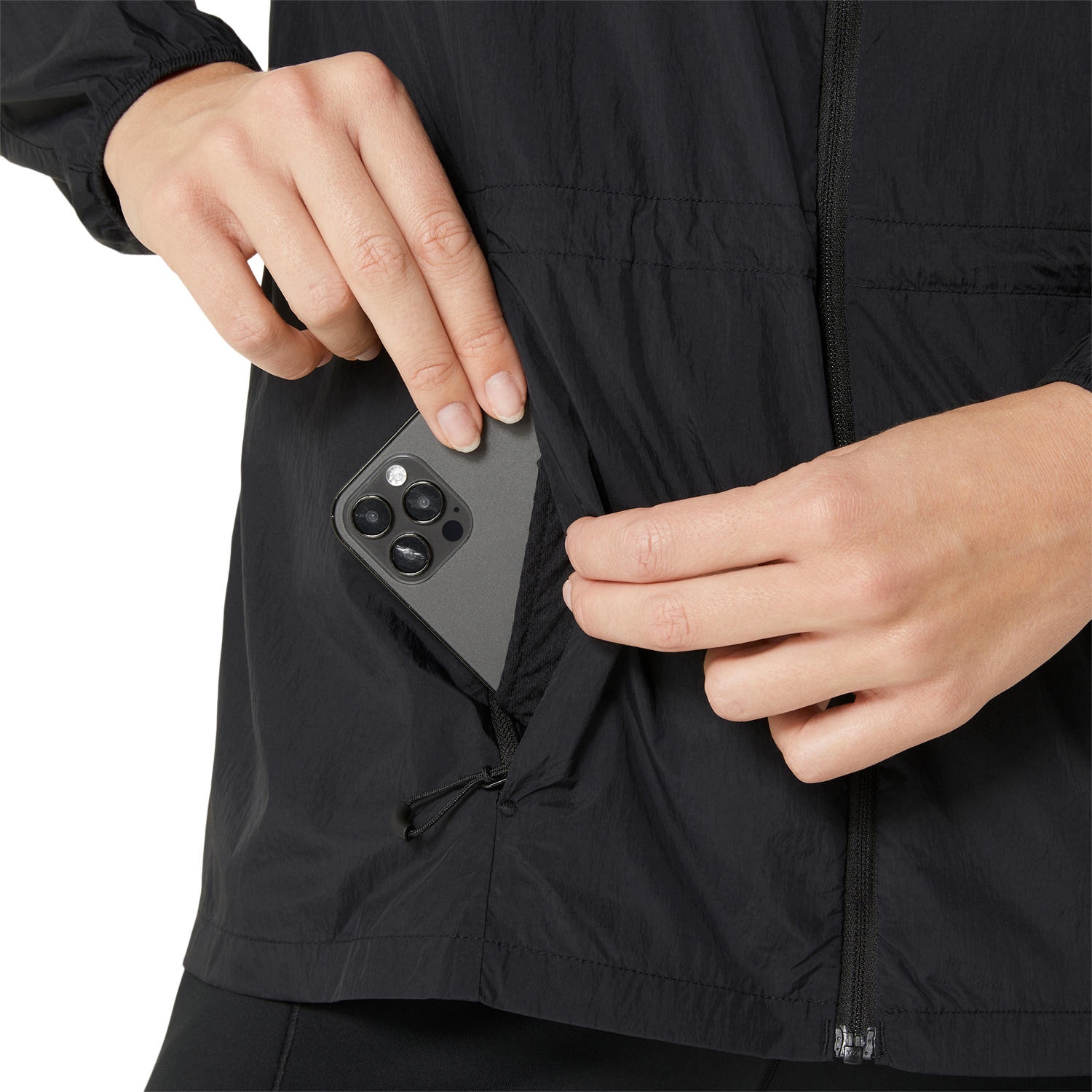Asics Laufjacke »ROAD PACKABLE JACKET«, mit Kapuze