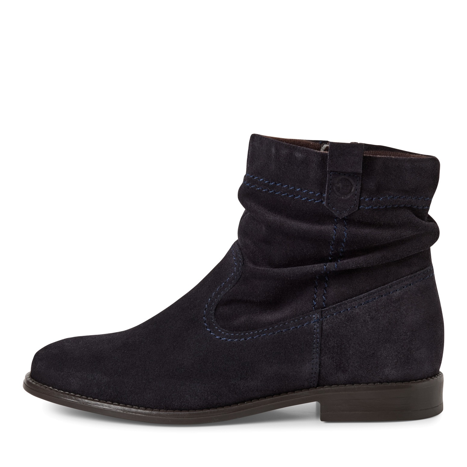 Tamaris Stiefelette  , Blockabsatz, Boots mit Falten im slouchy Look