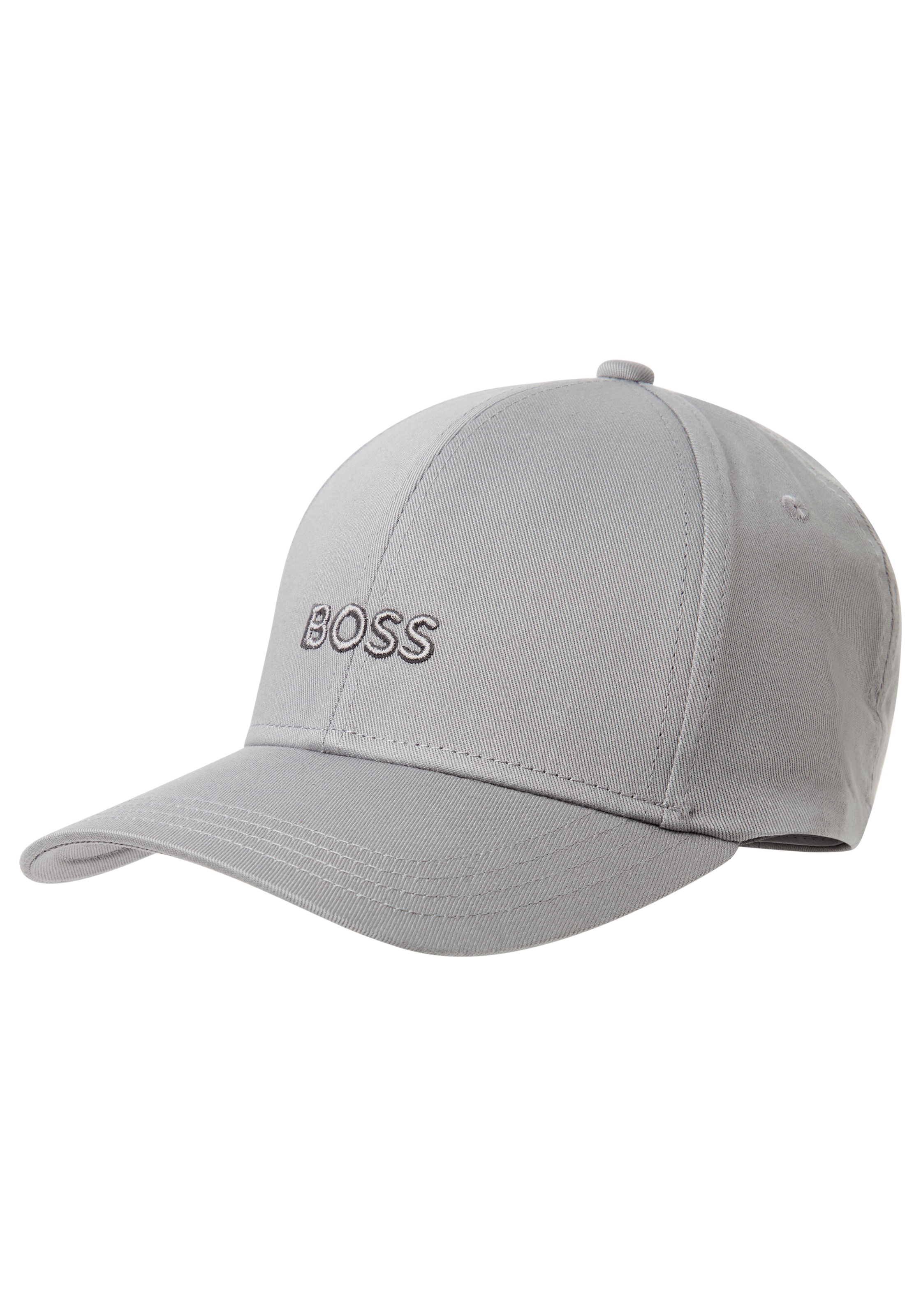 BOSS, Damen, »Zed« mit Logostickerei, Unisex, Silver 047, Silver 047, Cap von BOSS