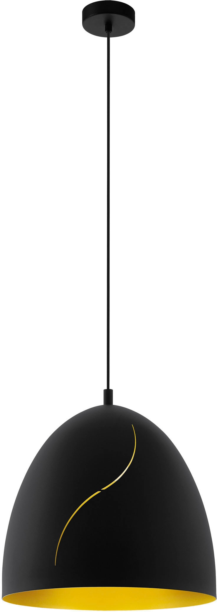 EGLO Pendelleuchte »HUNNINGHAM«, mit Hängelampe, 3 kaufen XXL online E27, 40,5 cm | Garantie Jahren Hängeleuchte, 1 Wohnzimmerlampe, Esstischlampe, flammig-flammig