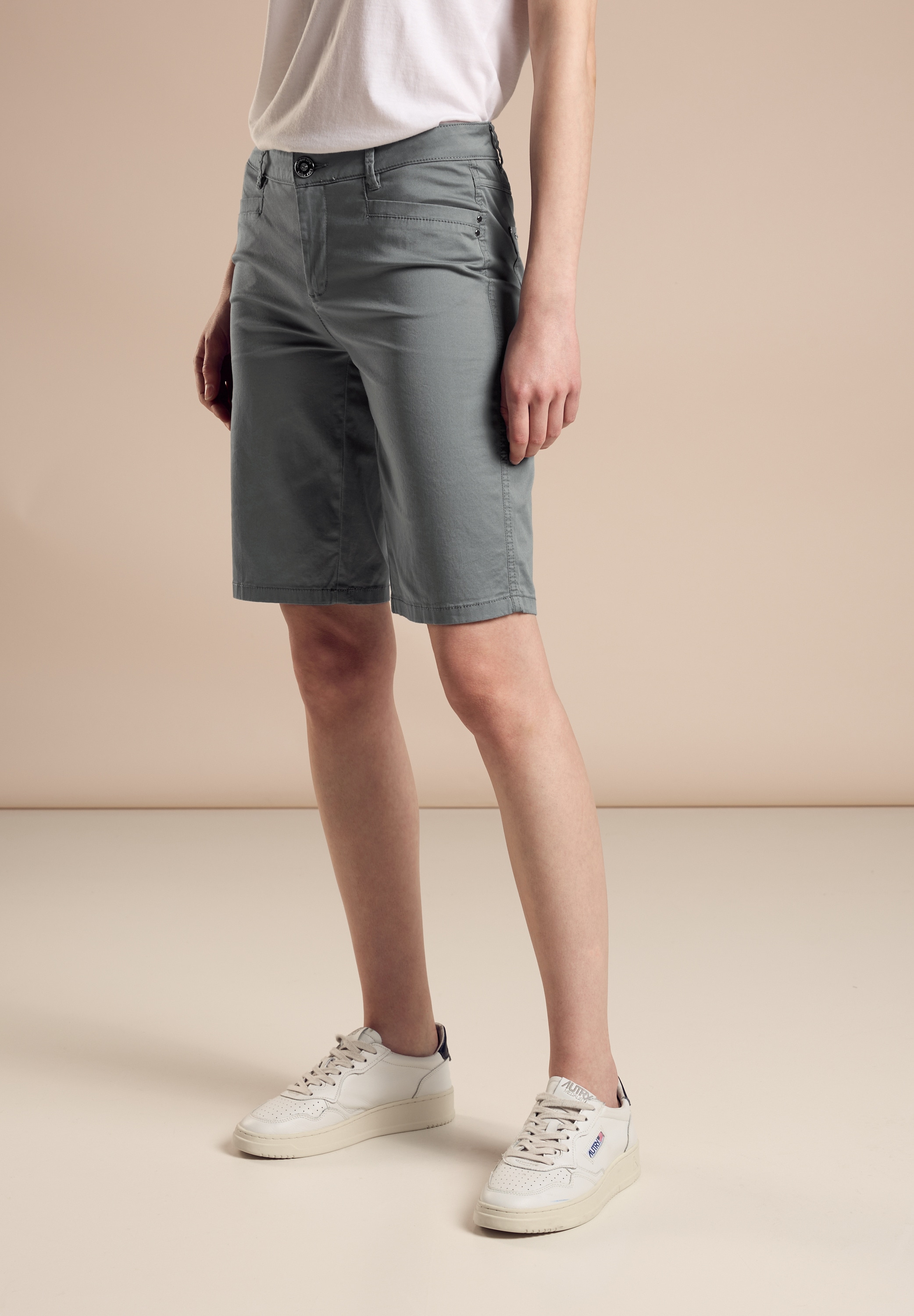 STREET ONE Bermudas »QR Yulius«, Shorts mit Stretch