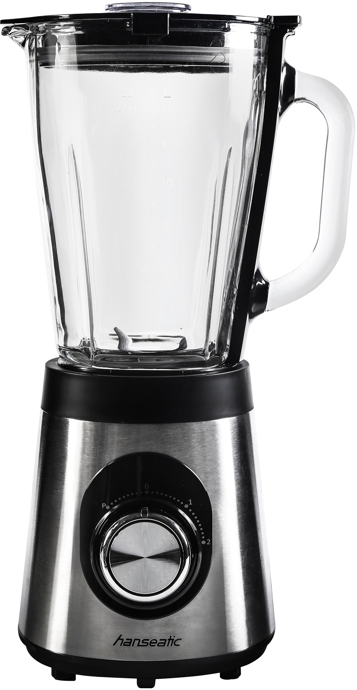 Hanseatic Standmixer »36986214 HBL800-15SD«, 800 W, 1,5 L Mixbecher, Abschaltautomatik, Pulse-Funktion