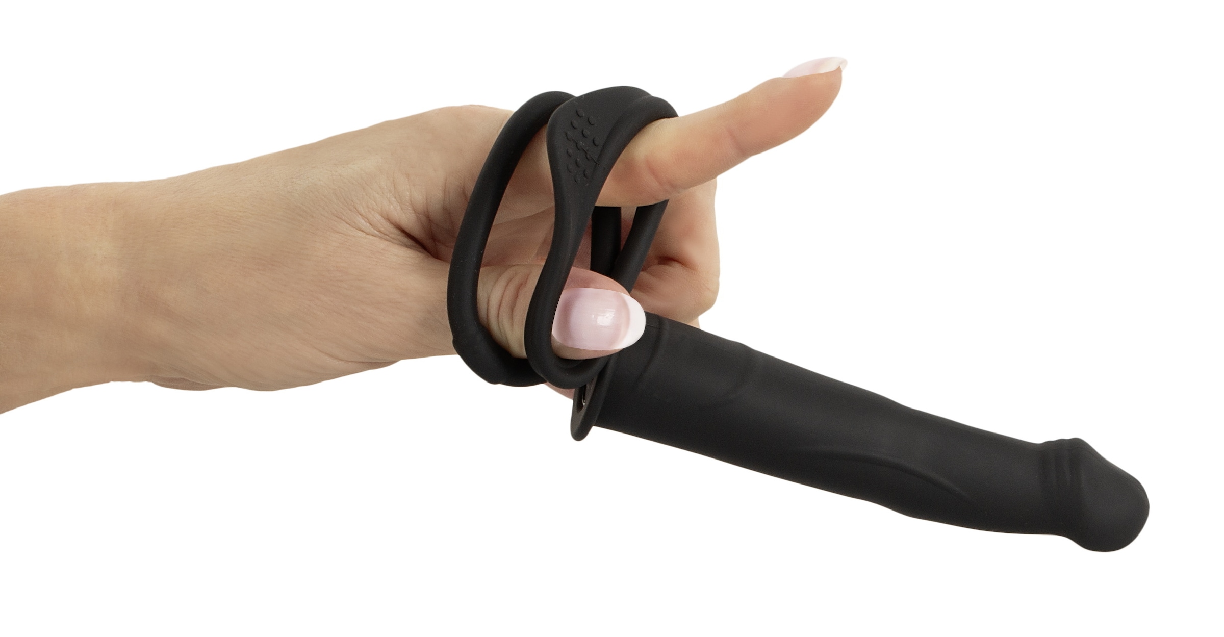 BLACK VELVETS Anal-Stimulator »Analvibrator RC double fucker« ()