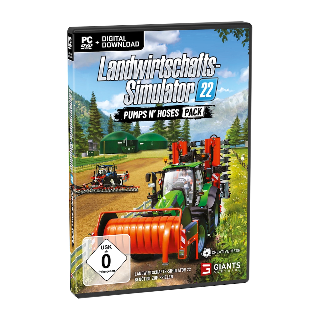 Astragon Spielesoftware »Landwirtschafts-Simulator 22: Pumps n’ Hoses Pack«, PC, Landwirtschafts-Simulator 22 benötigt zum Spielen