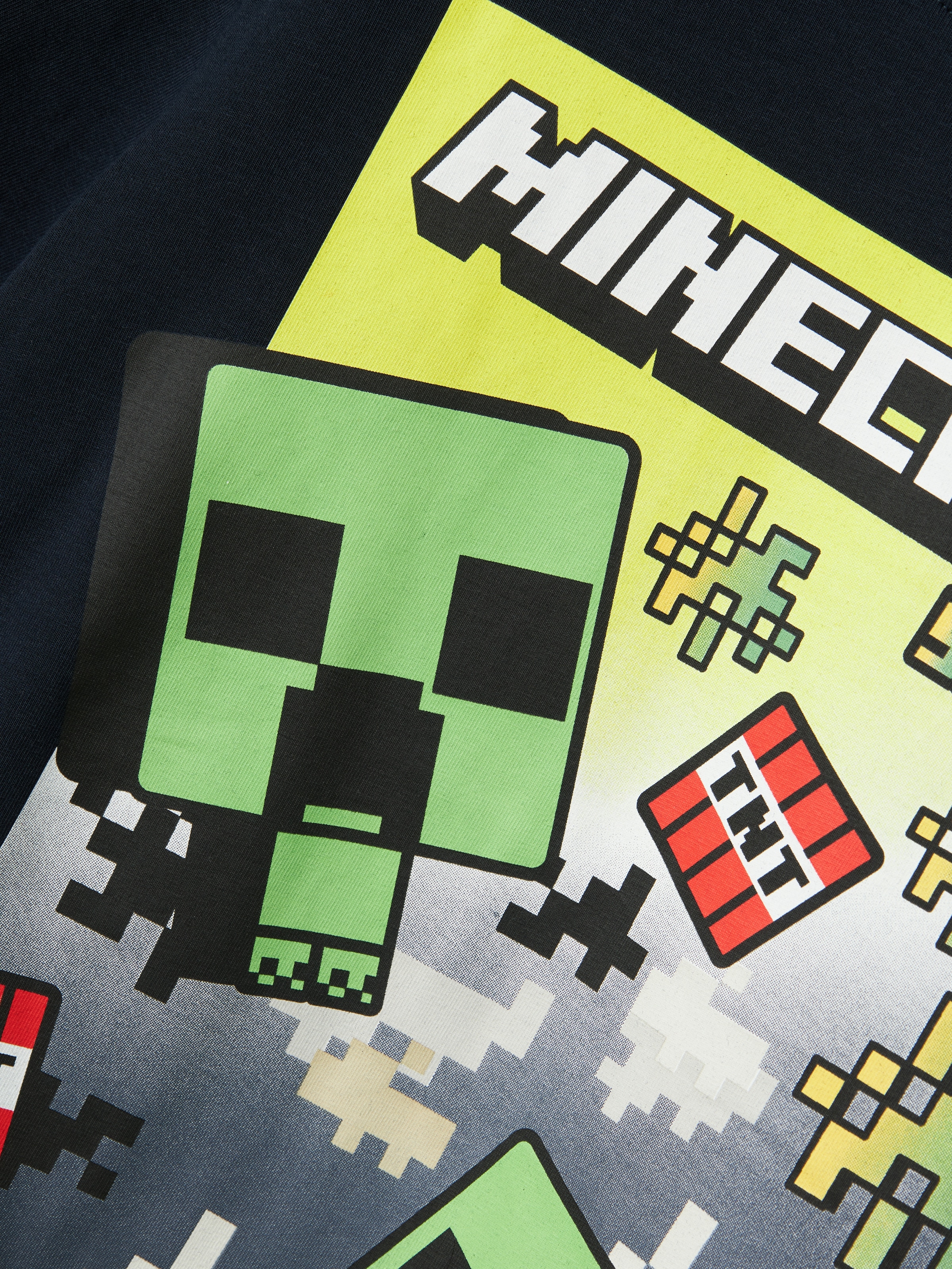 Name It T-Shirt »NKMMUS für Jungen mit Minecraft-Print und elastischem Bund« regular fit, Jersey, Rundhals, Print