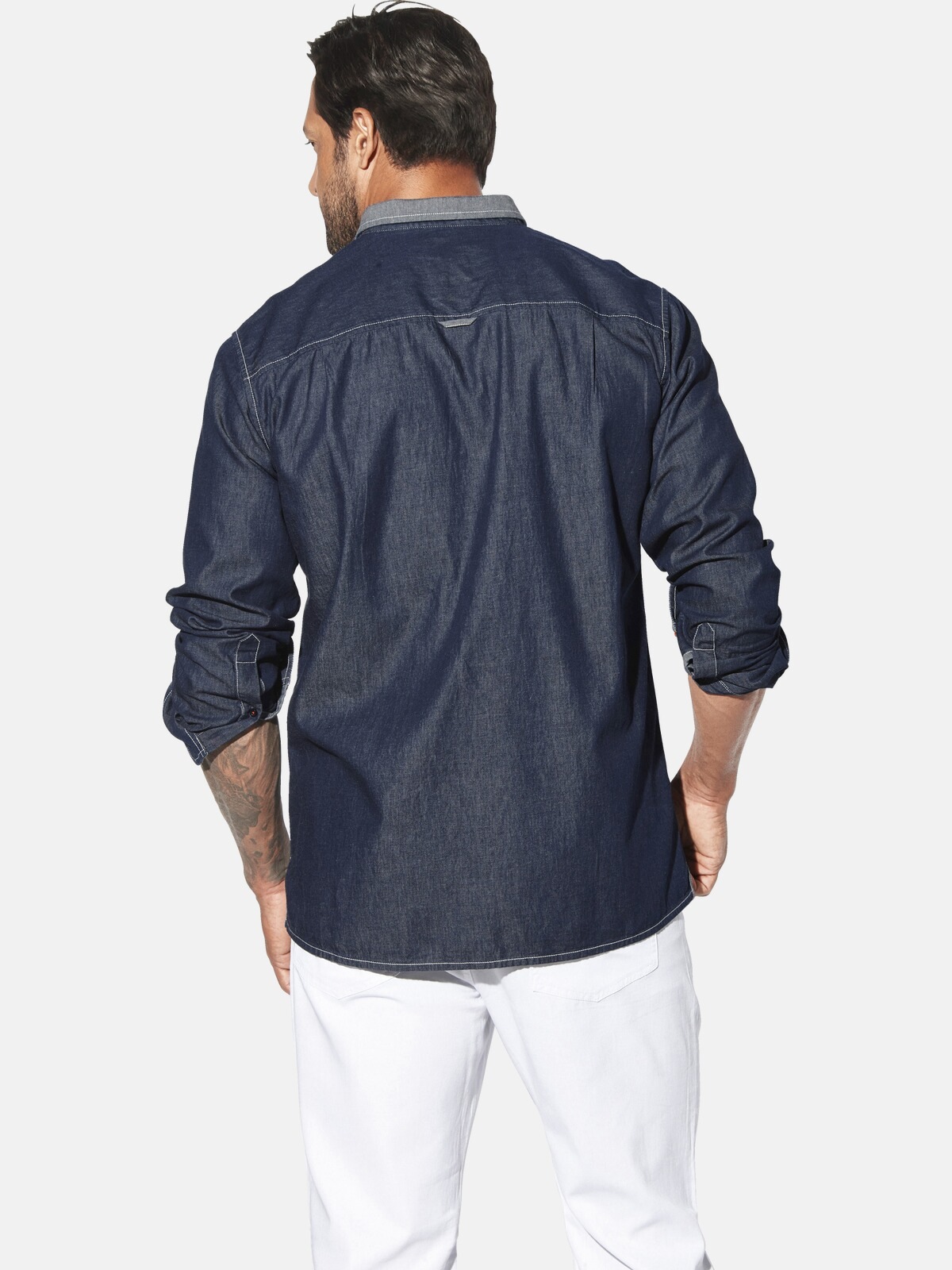 Jan Vanderstorm Jeanshemd »Jeanshemd OLAFGREN«