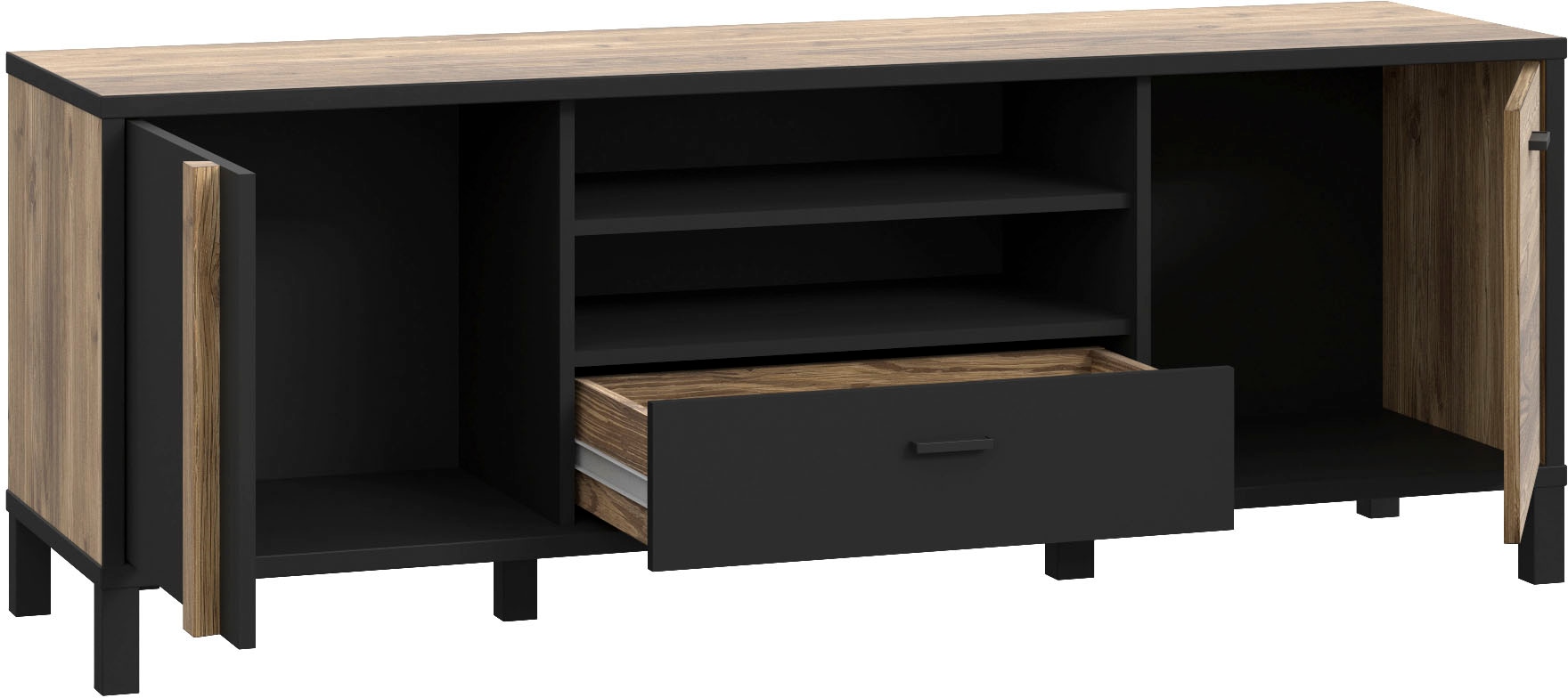 FORTE Lowboard »Hayato«, TV-Schrank, TV-Board, Breite ca. 154 cm