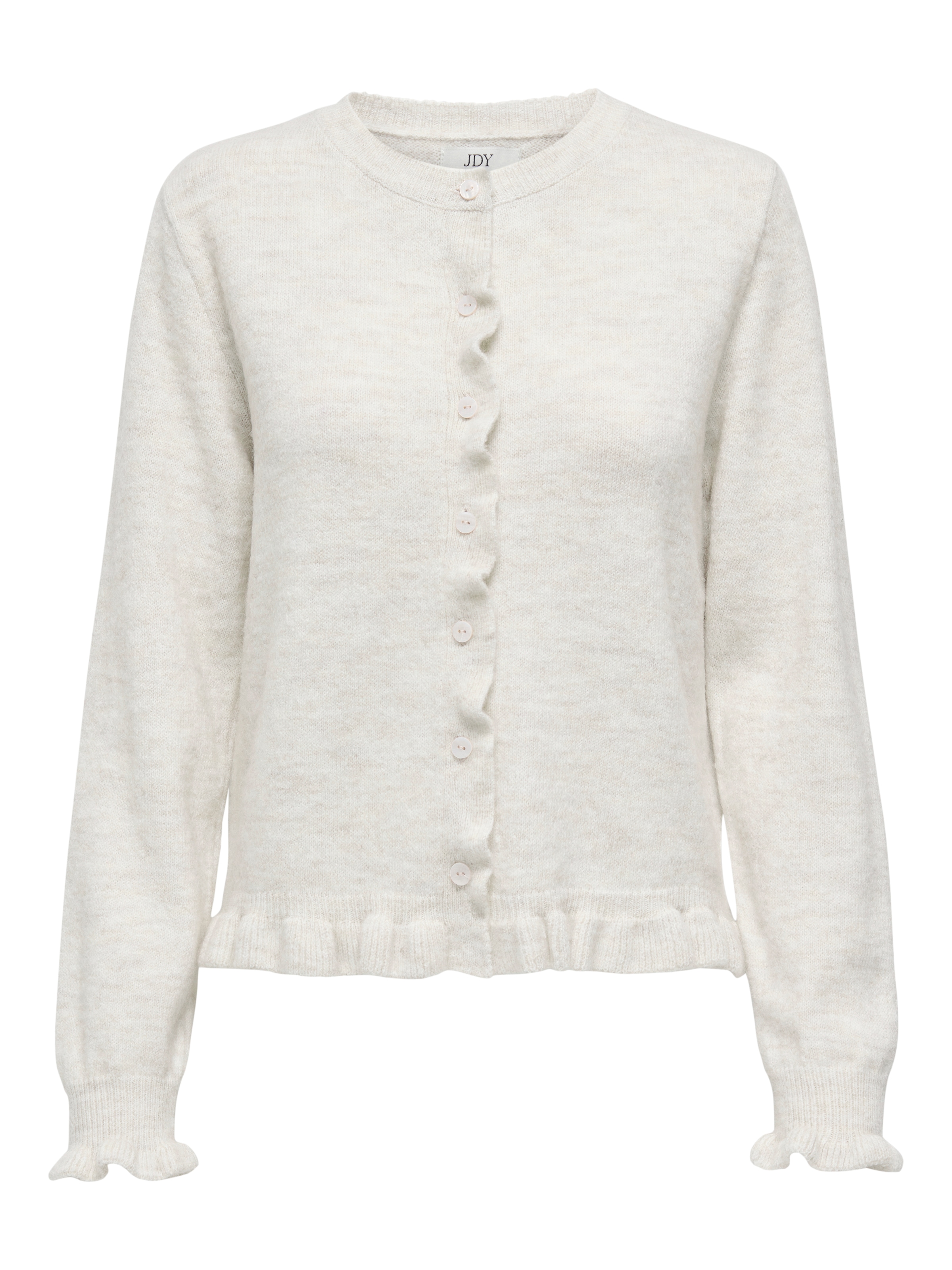 JDY Strickjacke »JDYLETTY L/S ON FRILL CARDIGAN KNT NOOS«