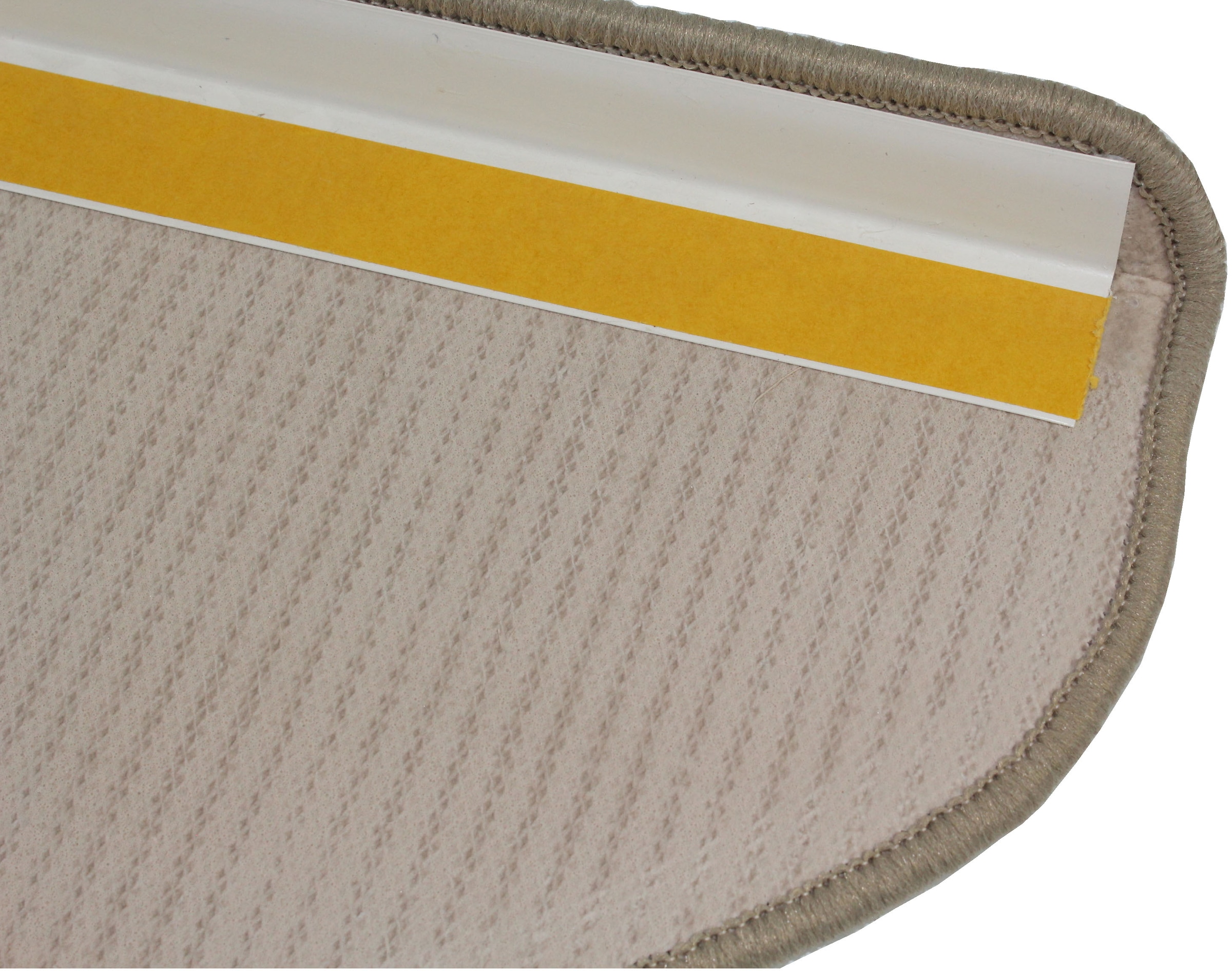 Dekowe Stufenmatte »Mara S2«, halbrund, 5 mm Höhe, 100% Sisal, große Farbauswahl, selbstklebend, auch als Set 15 Stück