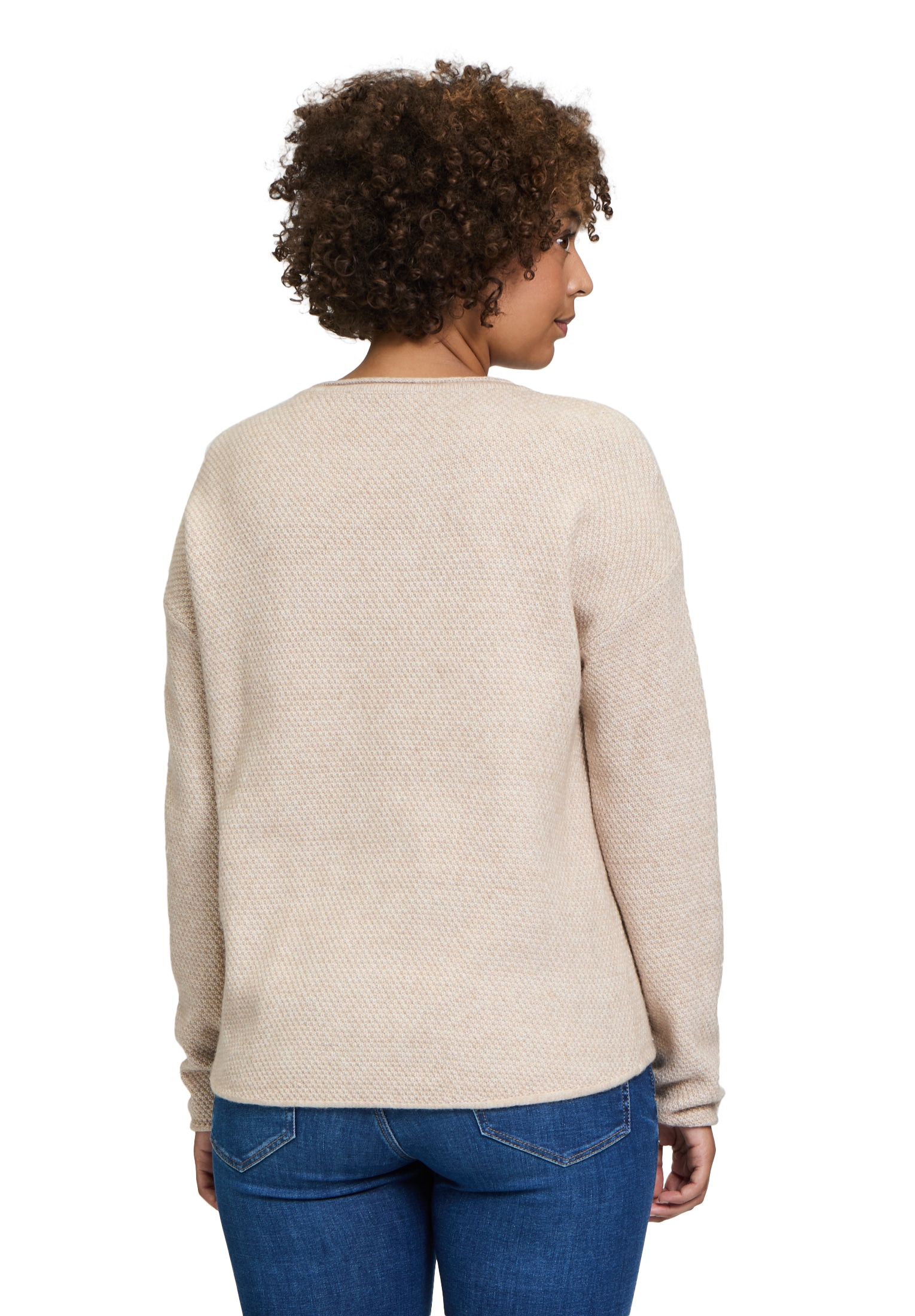 Betty&Co Strickpullover »Strickpullover mit Rundhalsausschnitt«