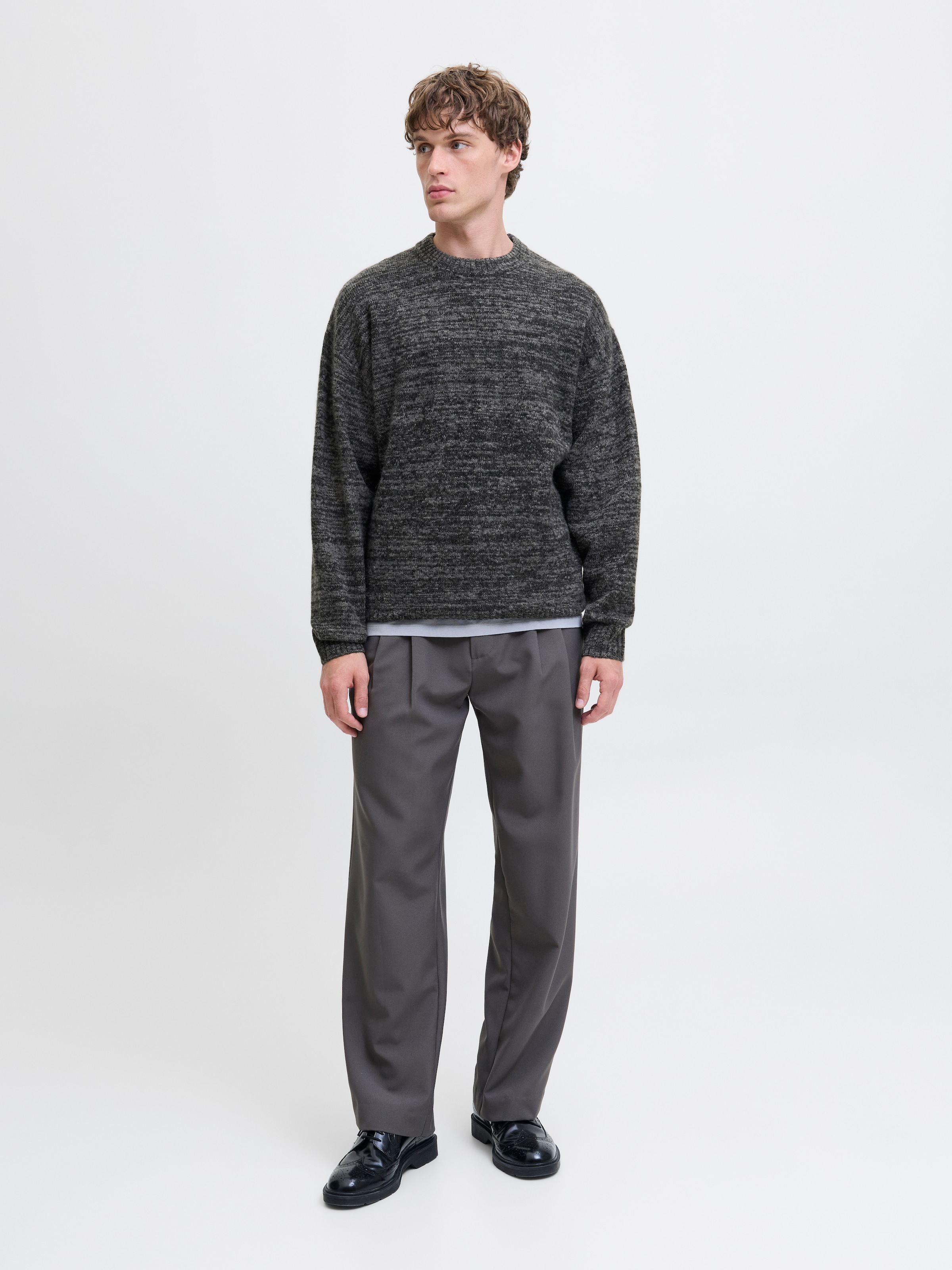 Jack & Jones Strickpullover »JJESOHO OLLIE KNIT CREW NECK SN«