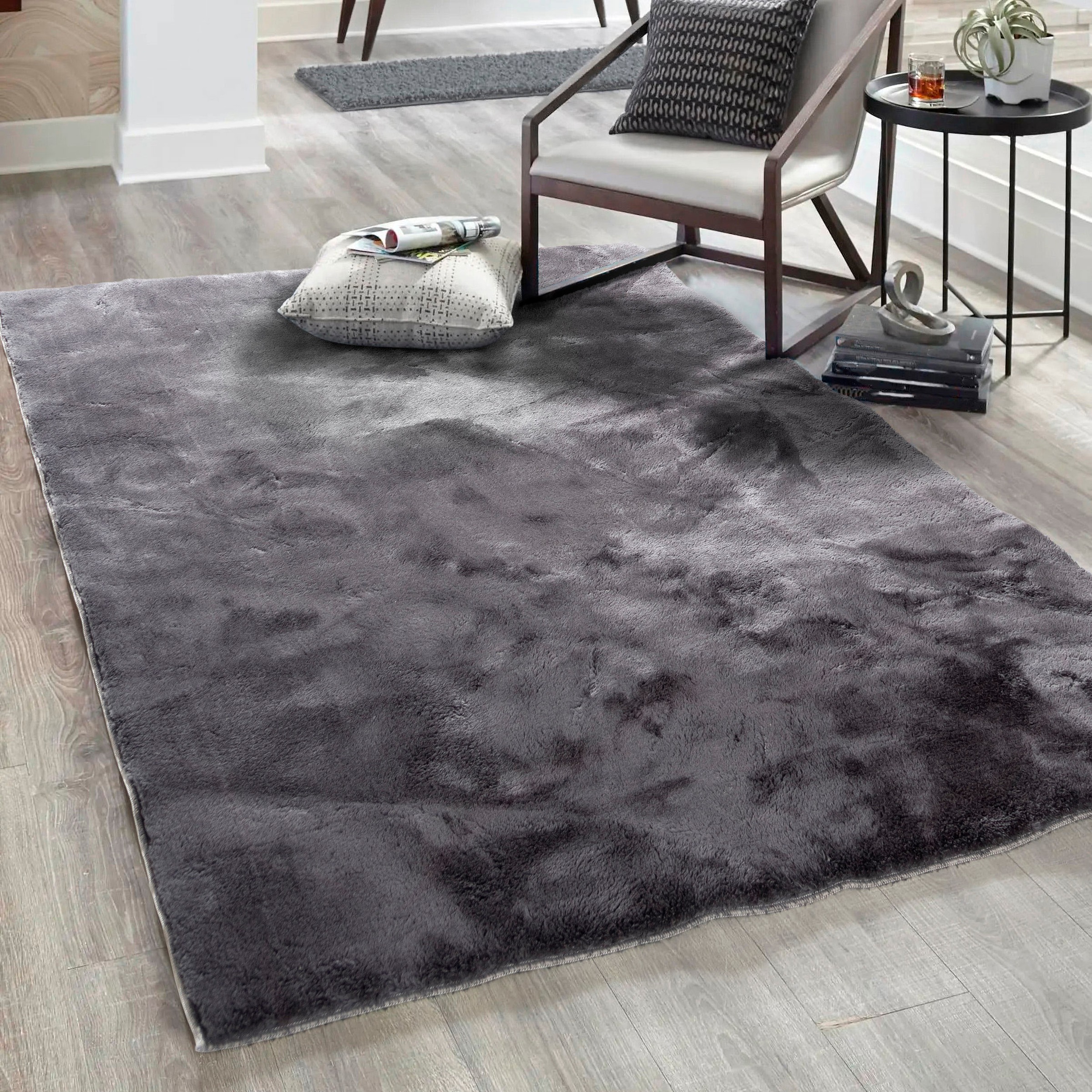 Sehrazat Hochflor-Teppich »Soft«, rechteckig, 25 mm Höhe, Kunstfell, waschbar, kuschelweich, rutschhemmender Rücken