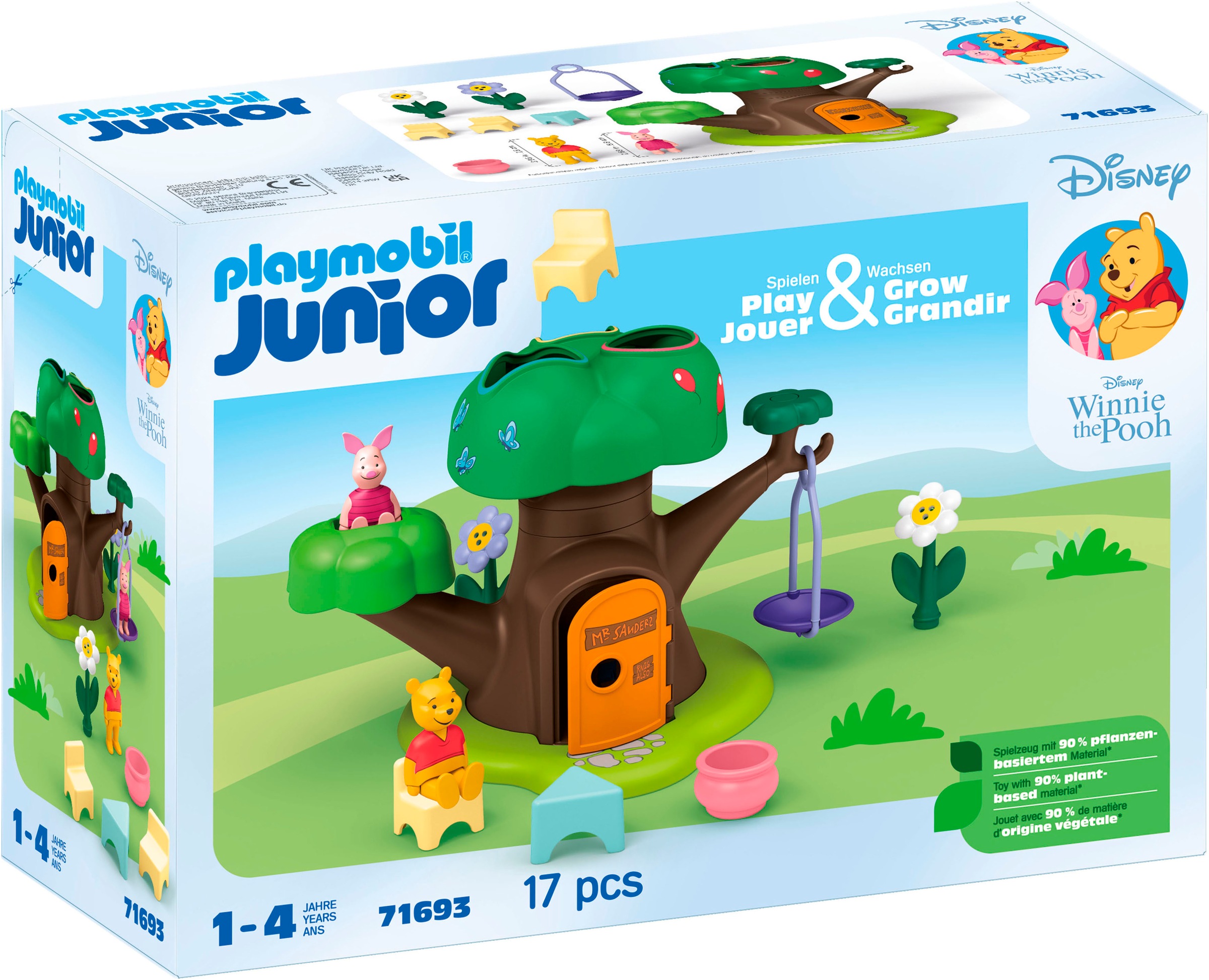 Playmobil® Konstruktions-Spielset »Winnies & Ferkels Baumhaus (71693), JUNIOR & Disney«, (17 St.), Made in Europe