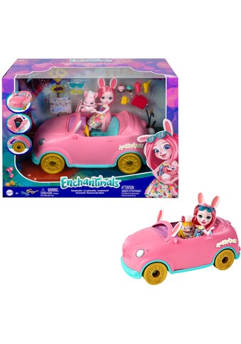 Enchantimals Puppen Fahrzeug »Hasenmobil inkl. Bree Bunny, Tierfreund Twist & Zubehör« kaufen
