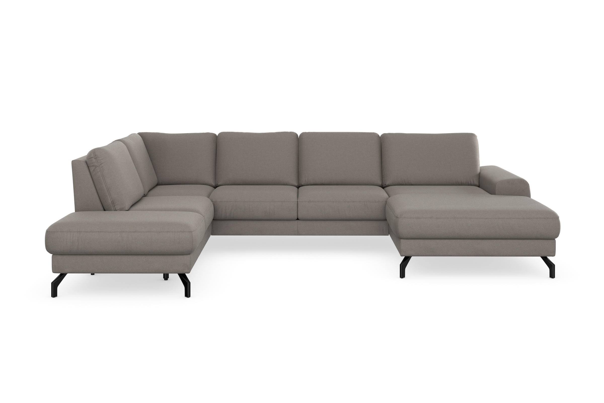 sit&more Wohnlandschaft »Cinturo U-Form«, inklusive Sitztiefenverstellung und Federkern, Sitzhöhe 45 cm