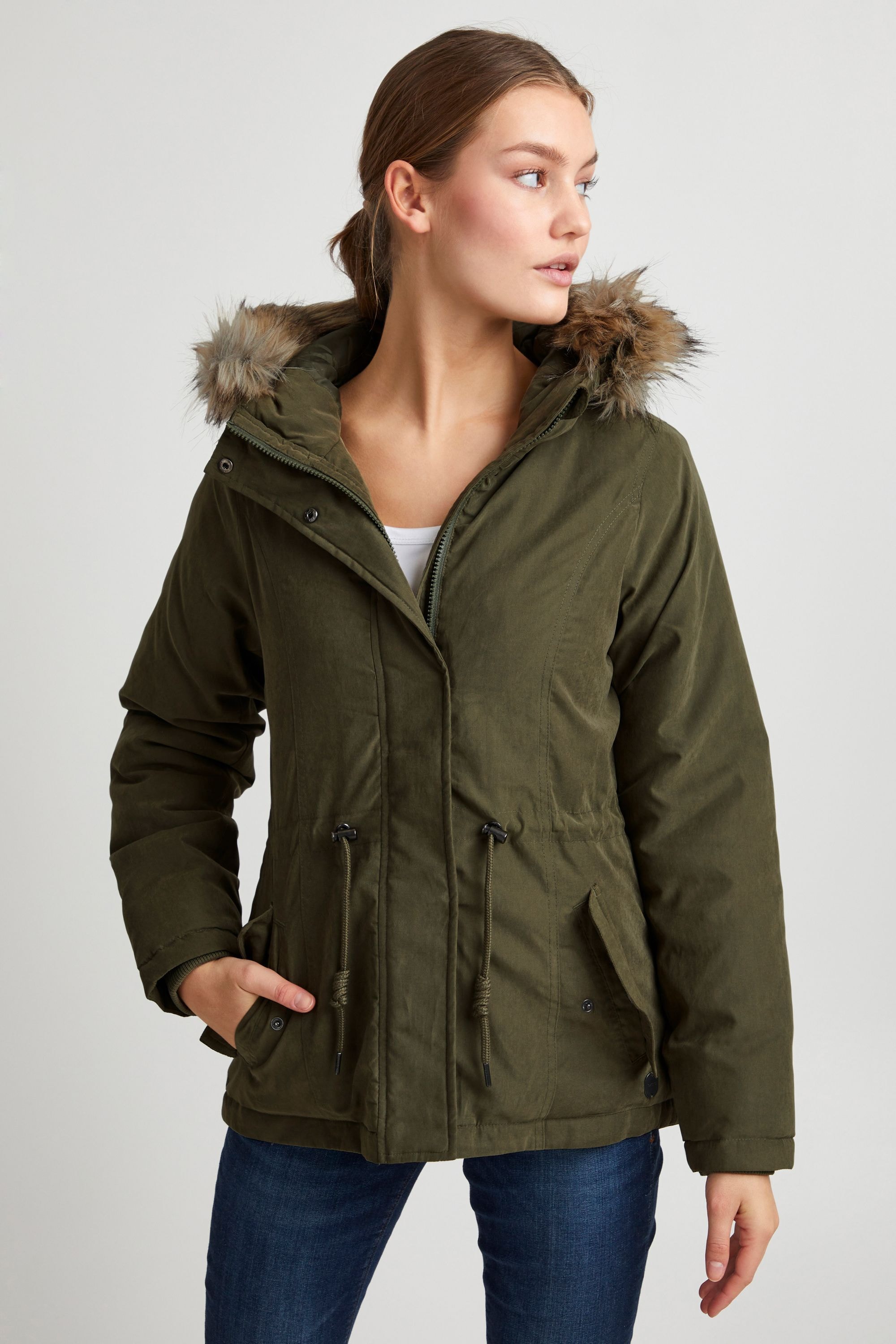 OXMO Winterjacke »Winterjacke OXLona«, mit Kapuze