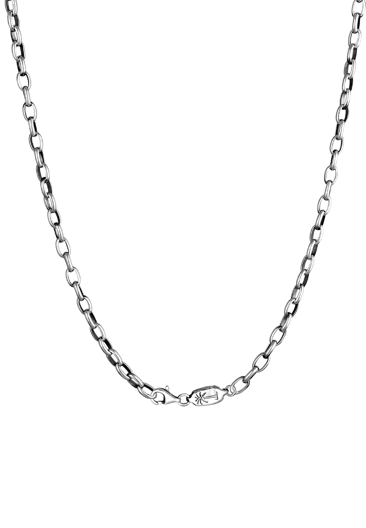 HAZE & GLORY Silberkette »Halskette Ankerkette Palme Basic 925 Silber«