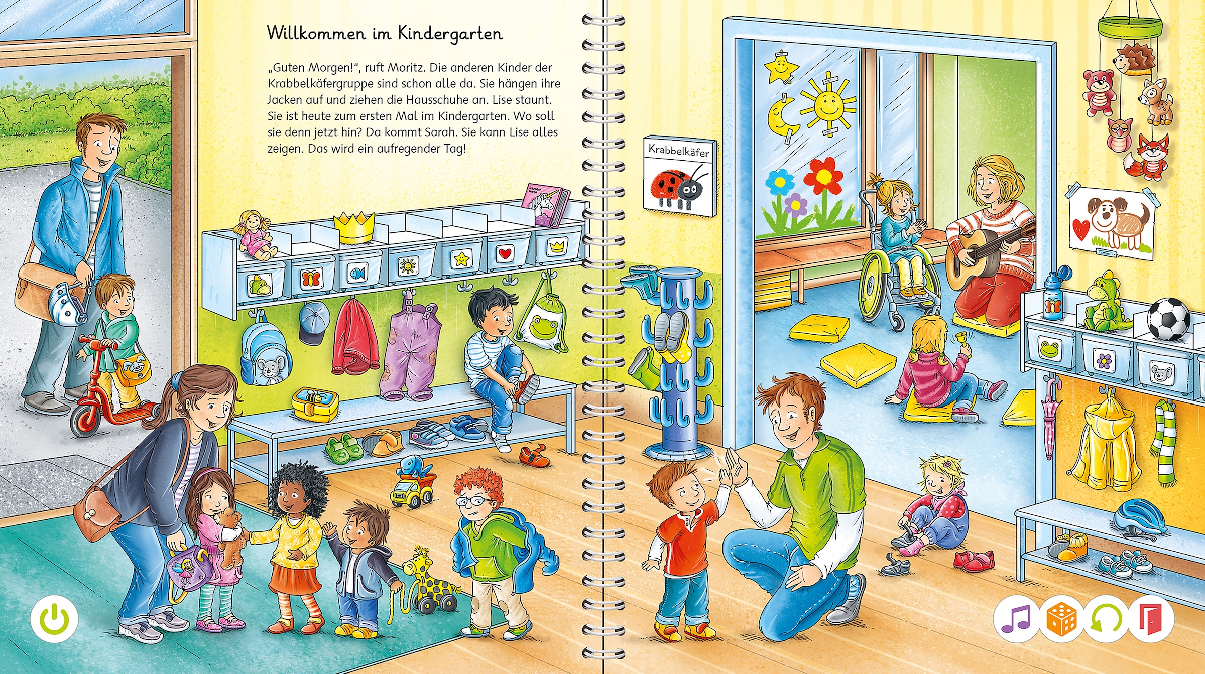 Ravensburger Spiel »tiptoi® Starter-Set: Stift und Wörter-Bilderbuch Kindergarten«, Made in Europe