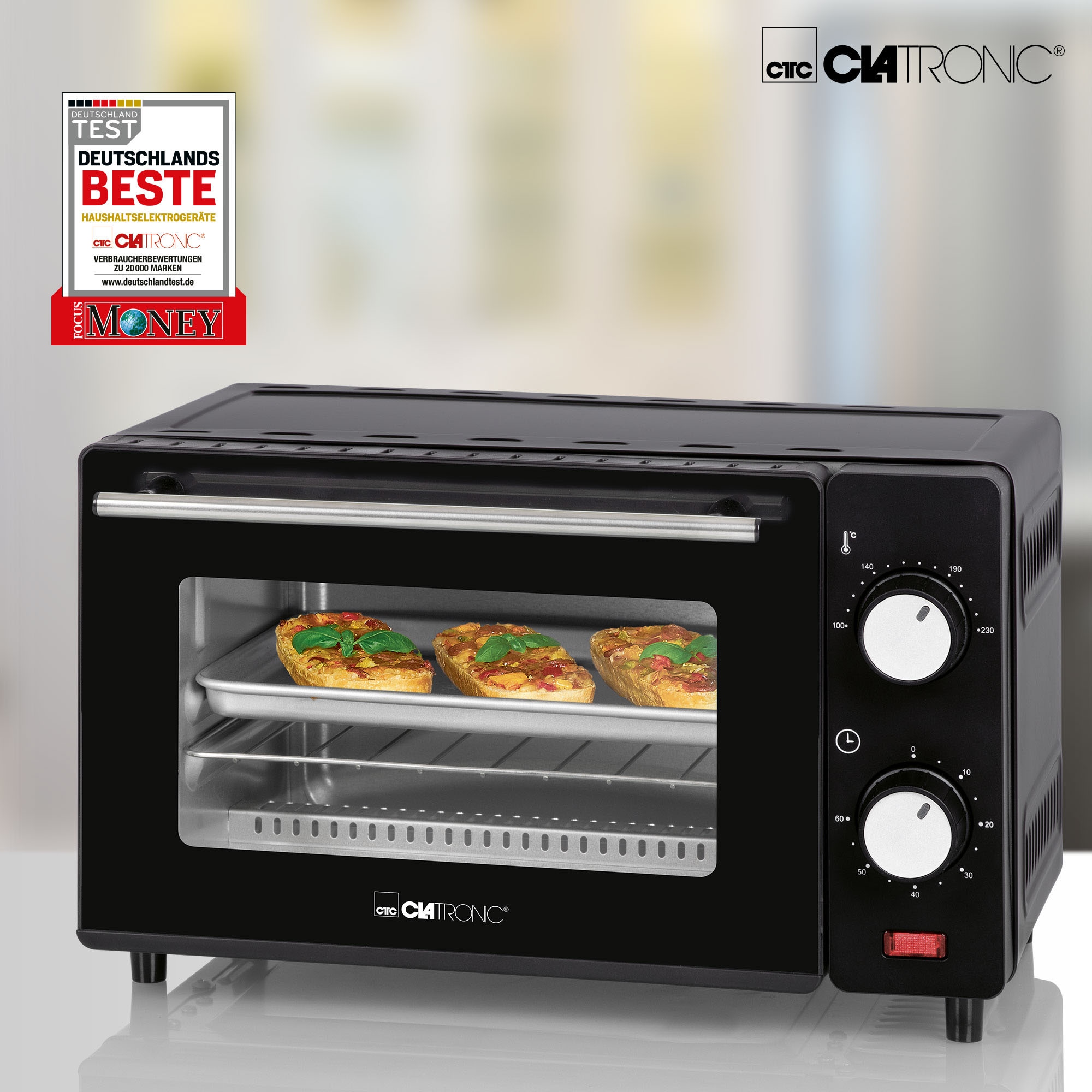 CLATRONIC 3746« 3 Minibackofen »MB mit XXL Garantie Jahren