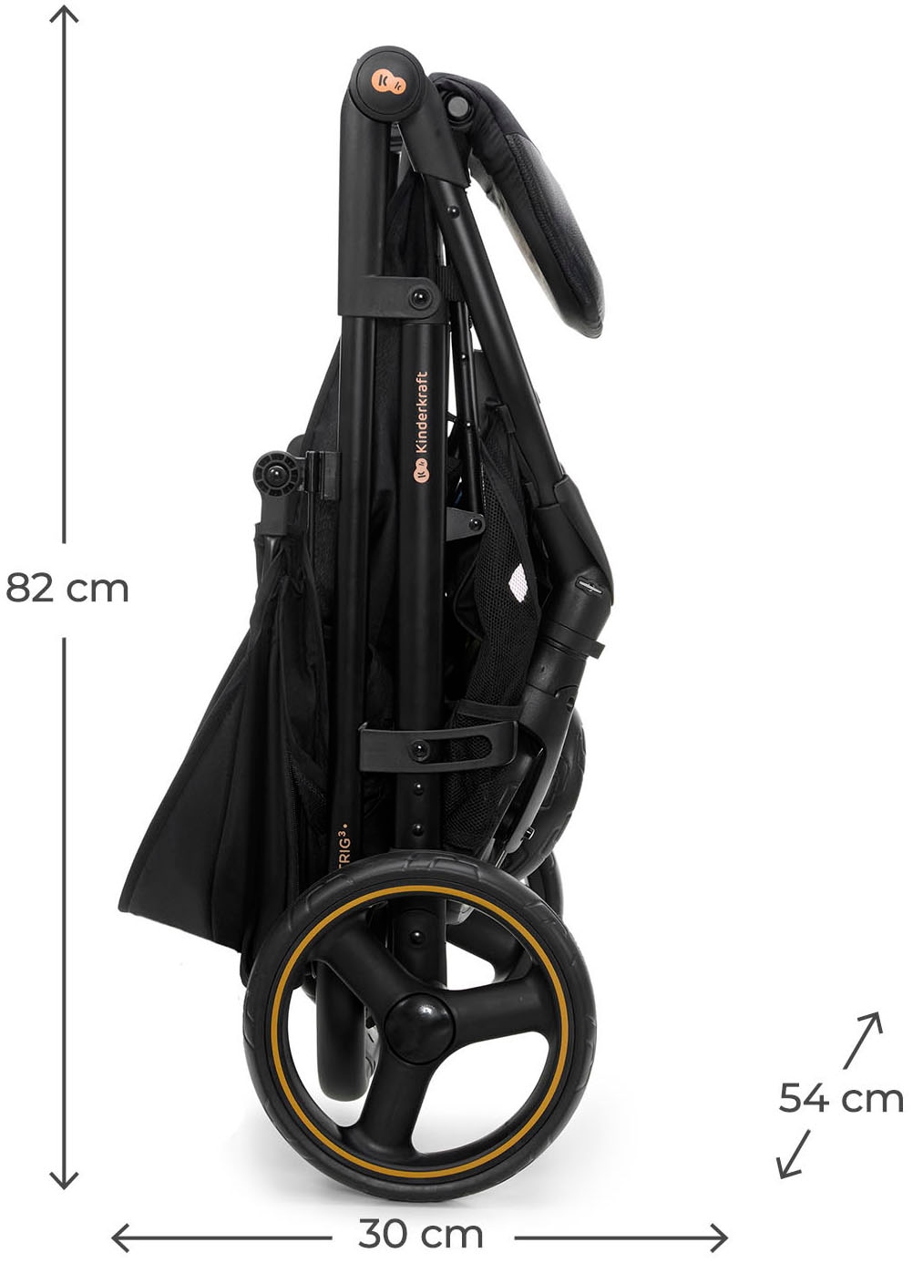 Kinderkraft Kinder-Buggy »TRIG 3 mit Snacktablett« 22 kg