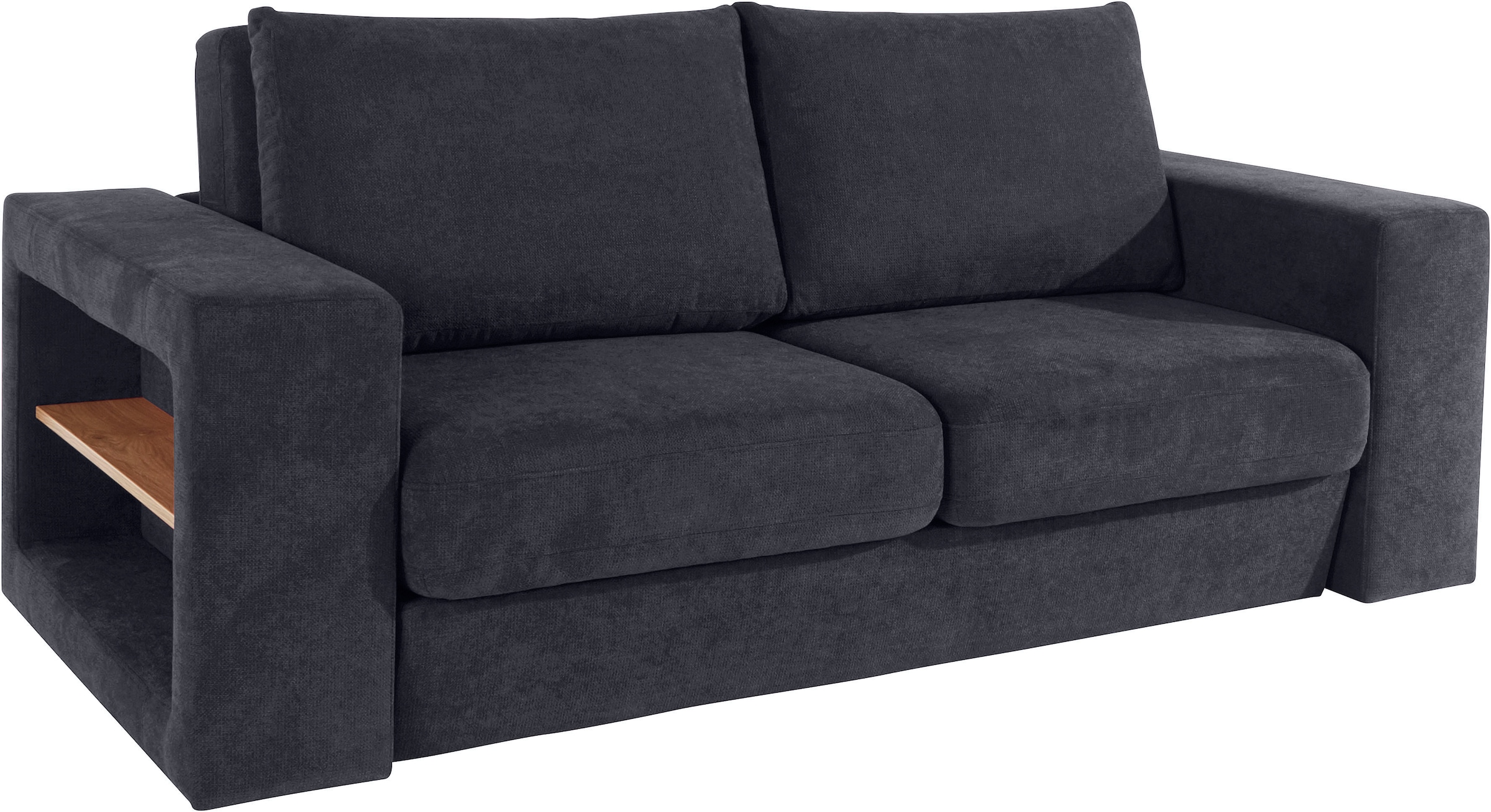 LOOKS by Wolfgang Joop 3-Sitzer »Looksvb«, Verwandlungssofa: aus Sofa wird Sofa mit 2 Hockern, mit Regalfunktion