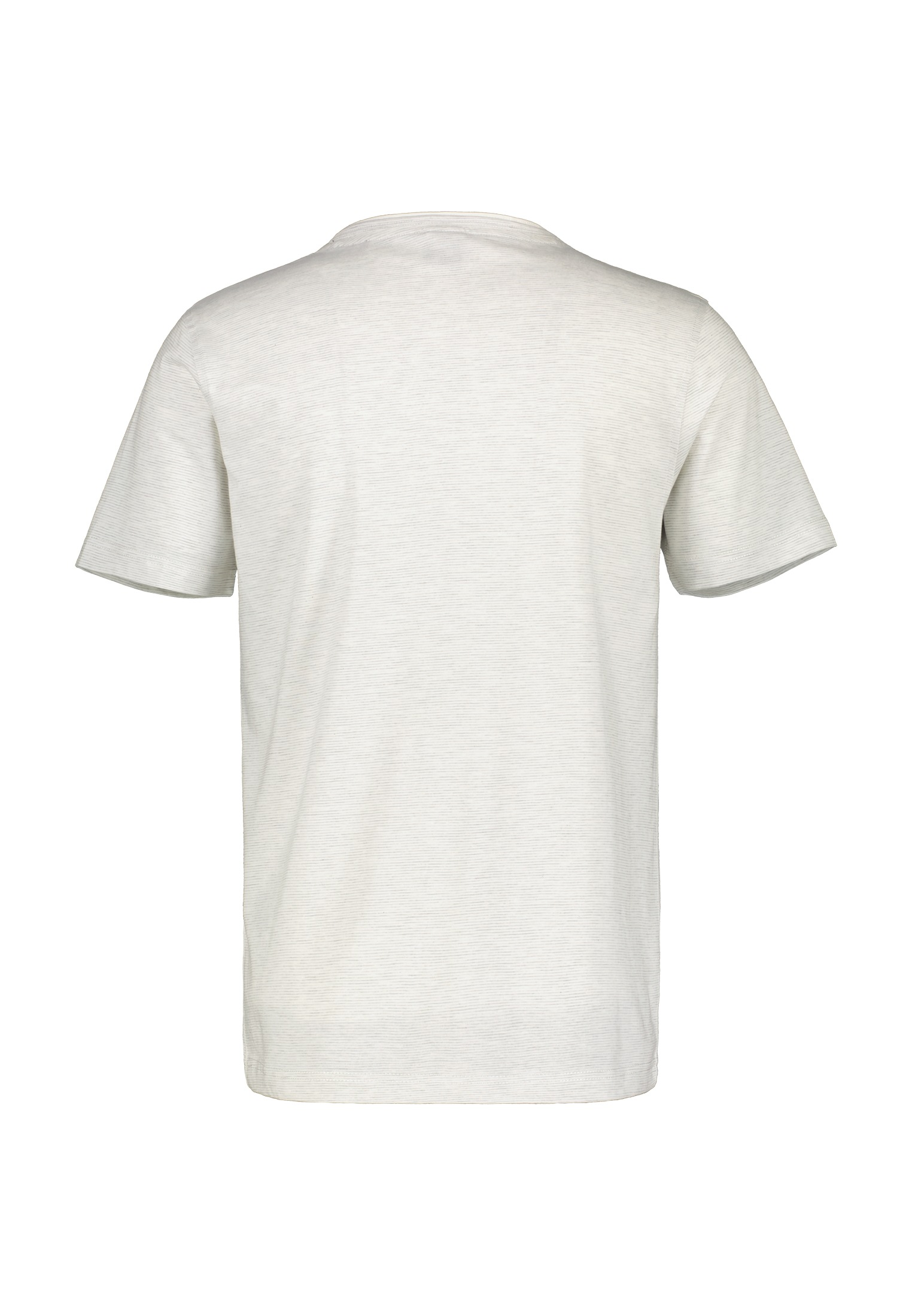 LERROS T-Shirt »LERROS Serafino mit Finelinerstreifen, washed«