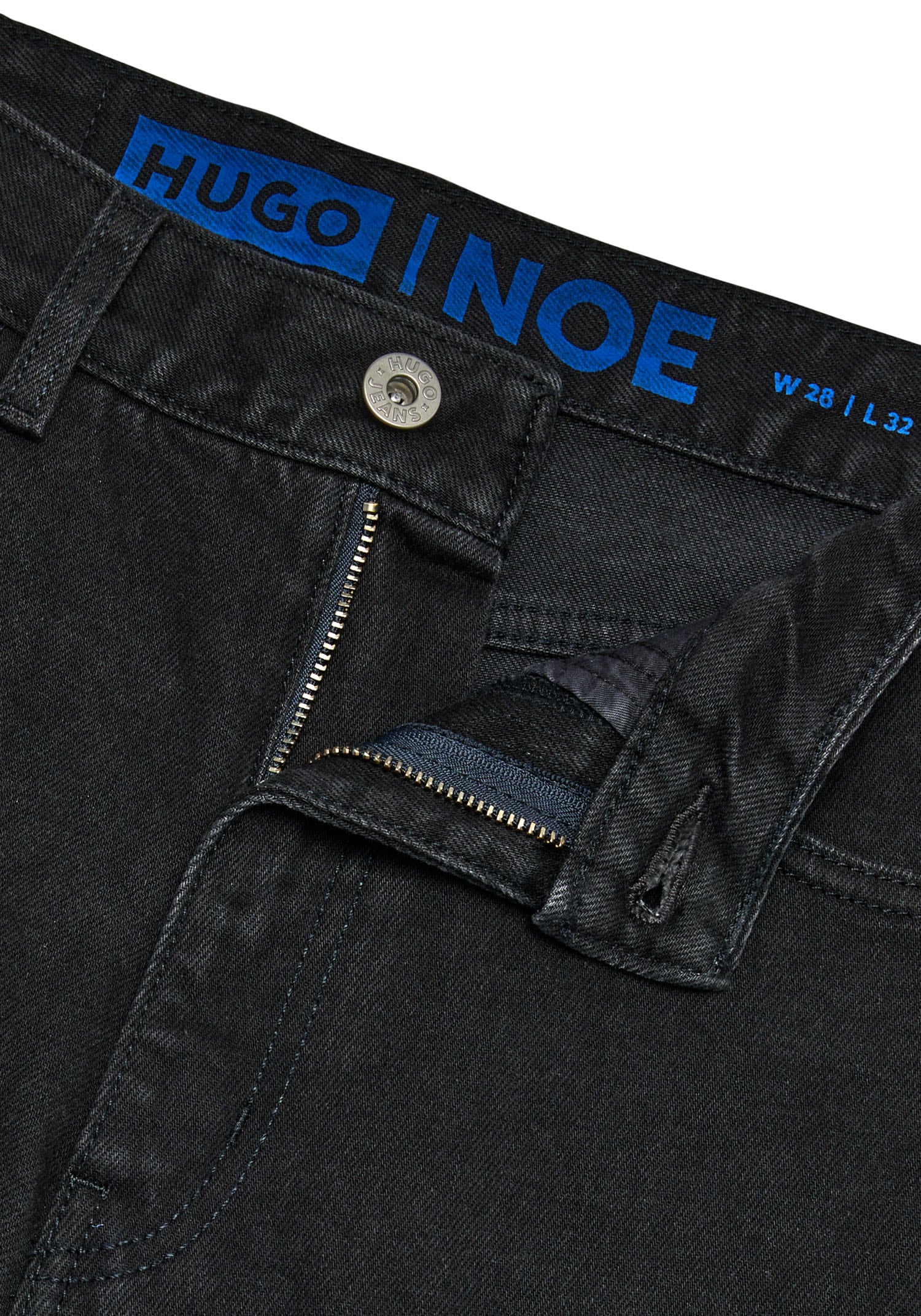 HUGO Blue Mom-Jeans »Noe«, Straight Fit Jeans mit hoher Leibhöhe