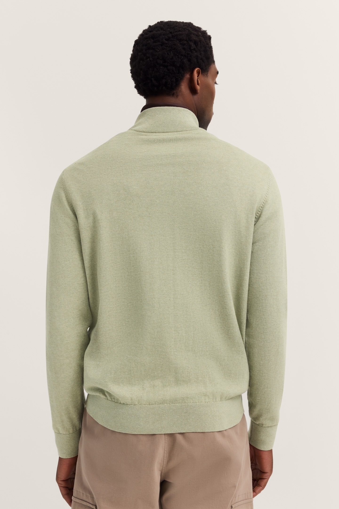 bugatti Troyer »Regular Fit« aus Baumwolle-Kaschmir mit Reißverschluss