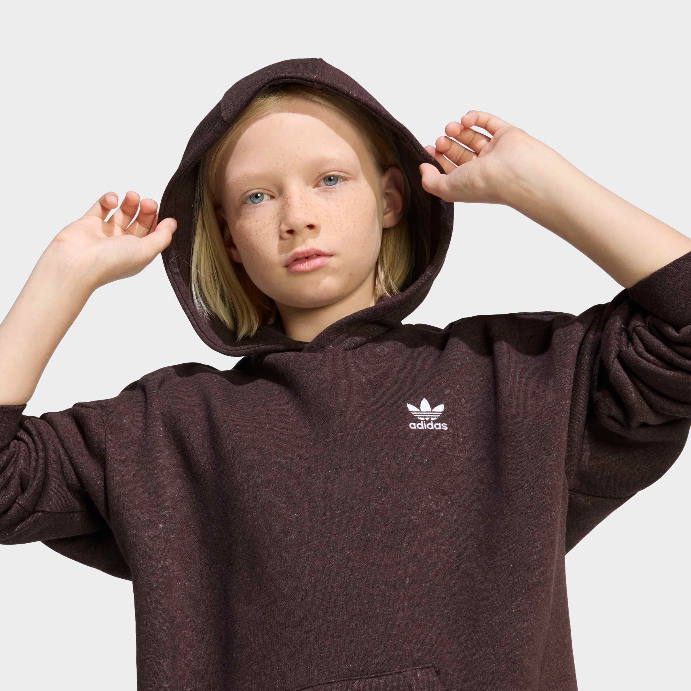 adidas Originals Kapuzensweatshirt »KIDS FLEECE-HOODIE, LOCKER GESCHNITTEN«

