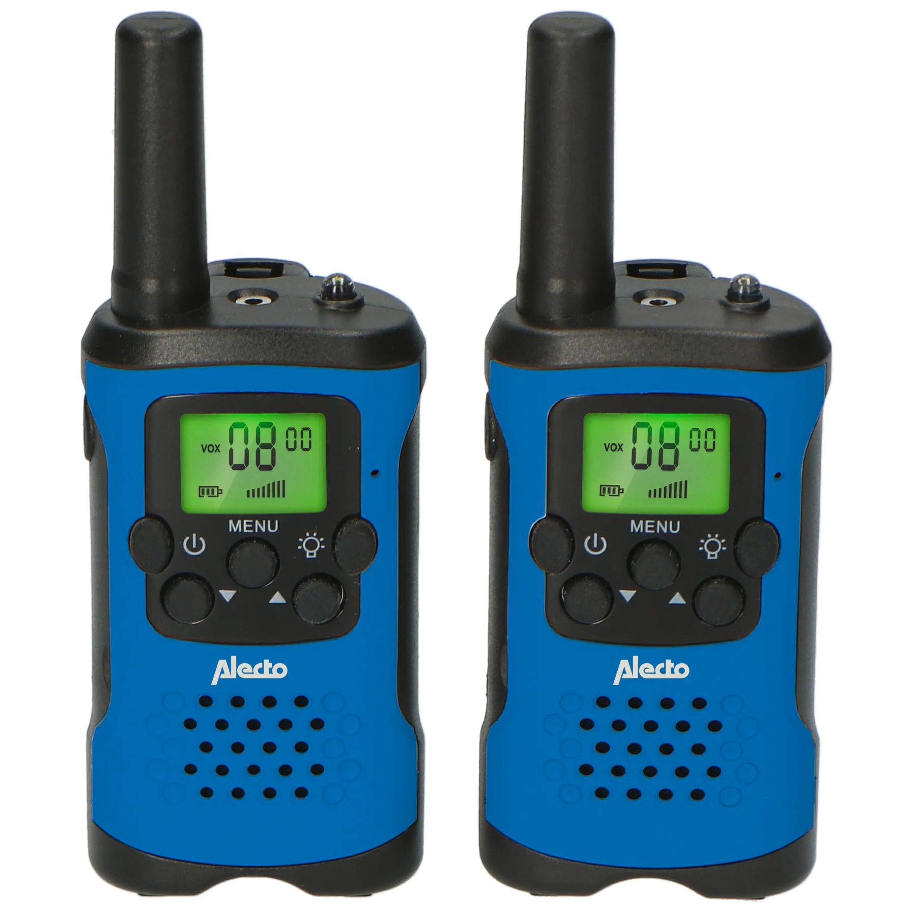 Alecto Walkie Talkie »FR-115 Walkie-Talkie-Set«, (Set, bestehend aus 2x Alecto FR115 und 2x Gürtelclip)