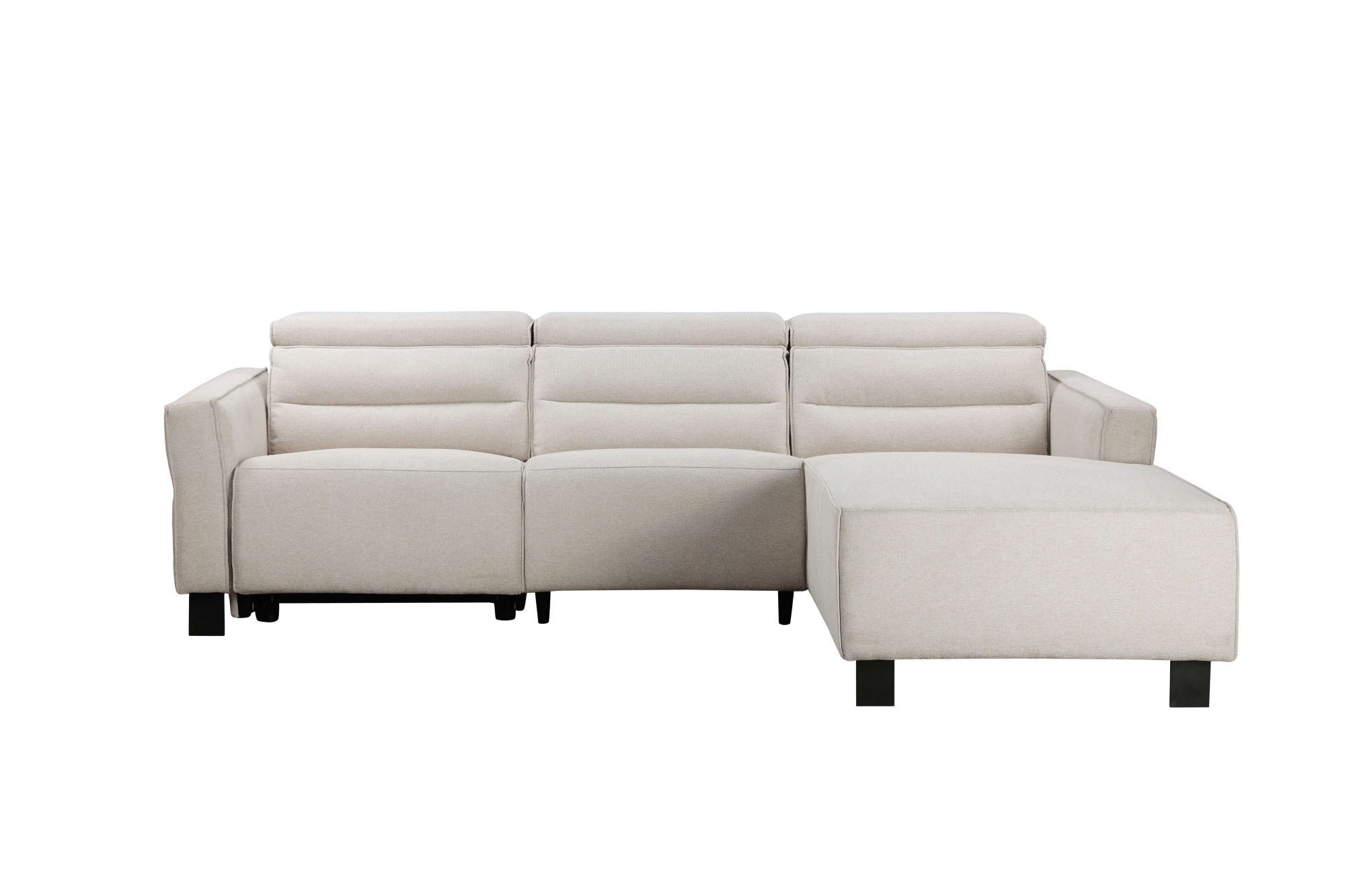 Places of Style Ecksofa »Carpari, L-Form, 263 cm, manuelle o. elektrische Relaxfunktion,«, USB A/C und Kopfteilverstellung