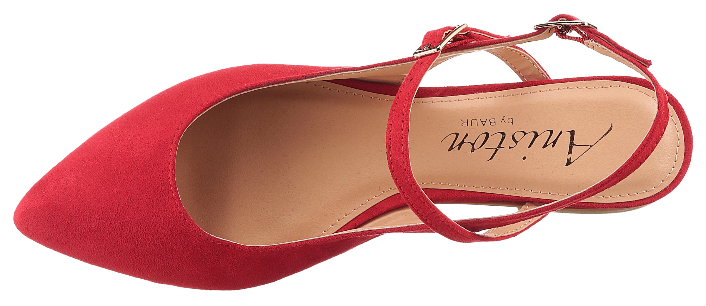Aniston SHOES Slingpumps, Flat, Sommerschuh, Riemchensandale - neue KOLLEKTION