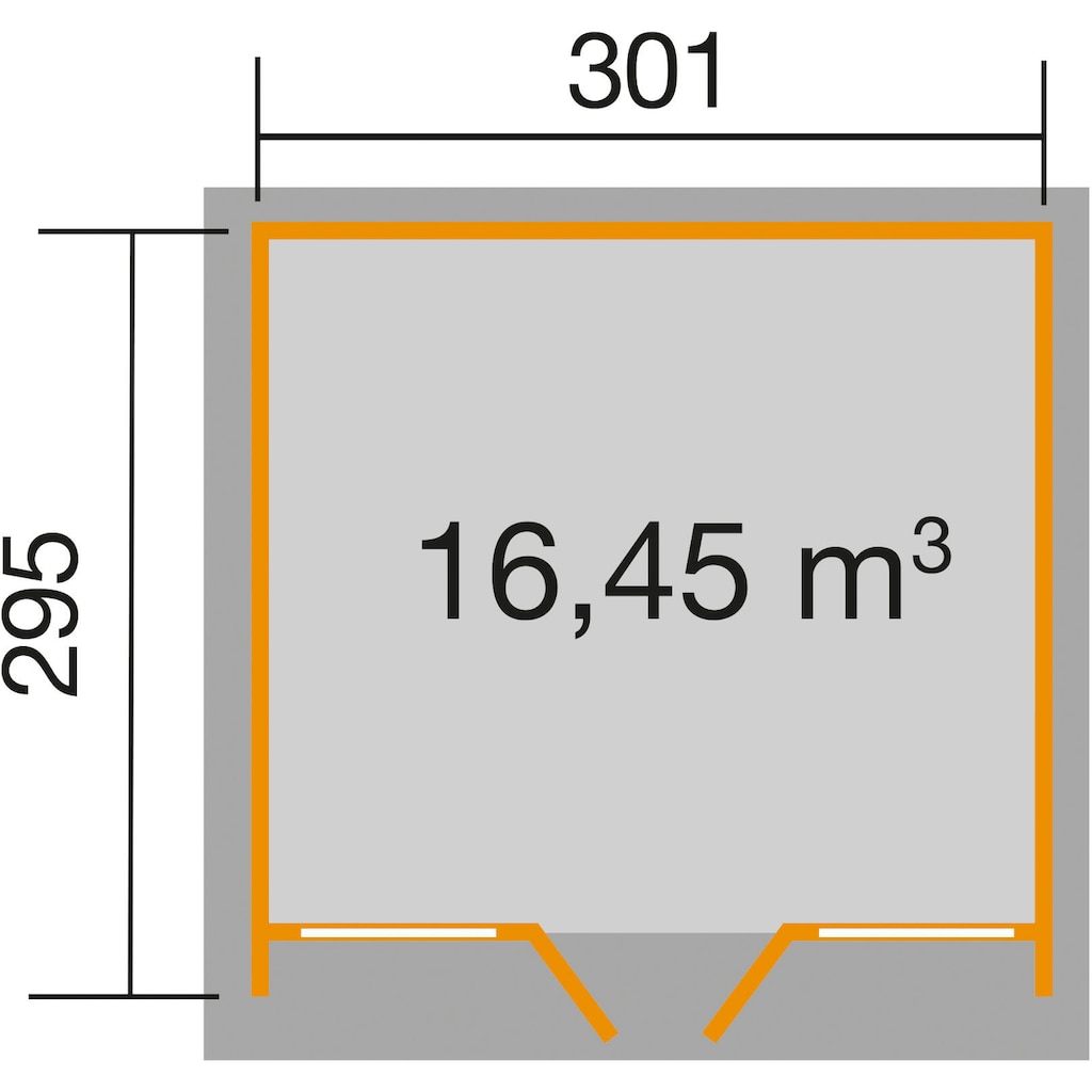 weka Gartenhaus »263 Gr.3«
