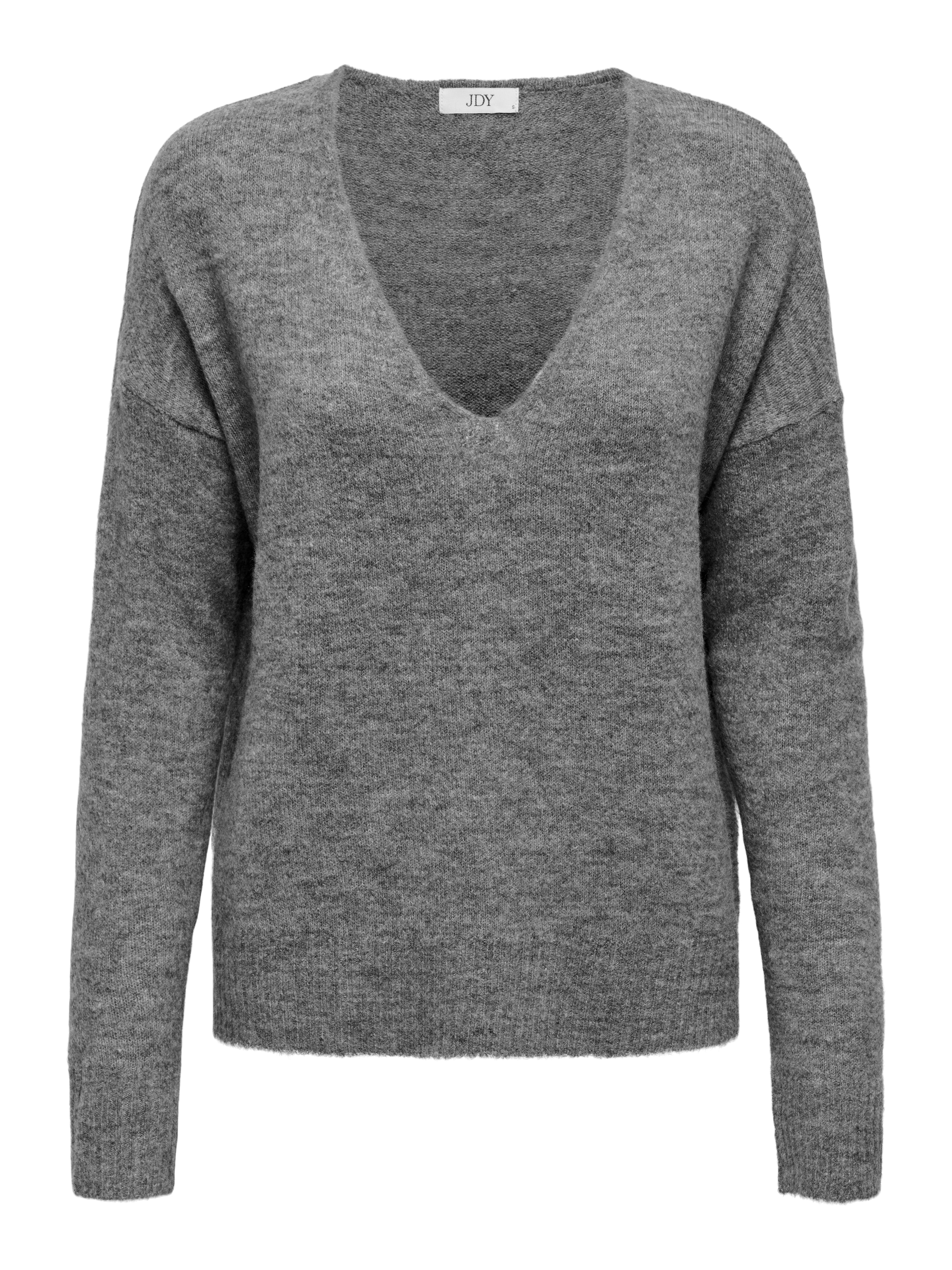 JDY V-Ausschnitt-Pullover »JDYELANORA L/S V-NECK PULLO. KNT NOOS«, mit leicht überschnittenen Schultern