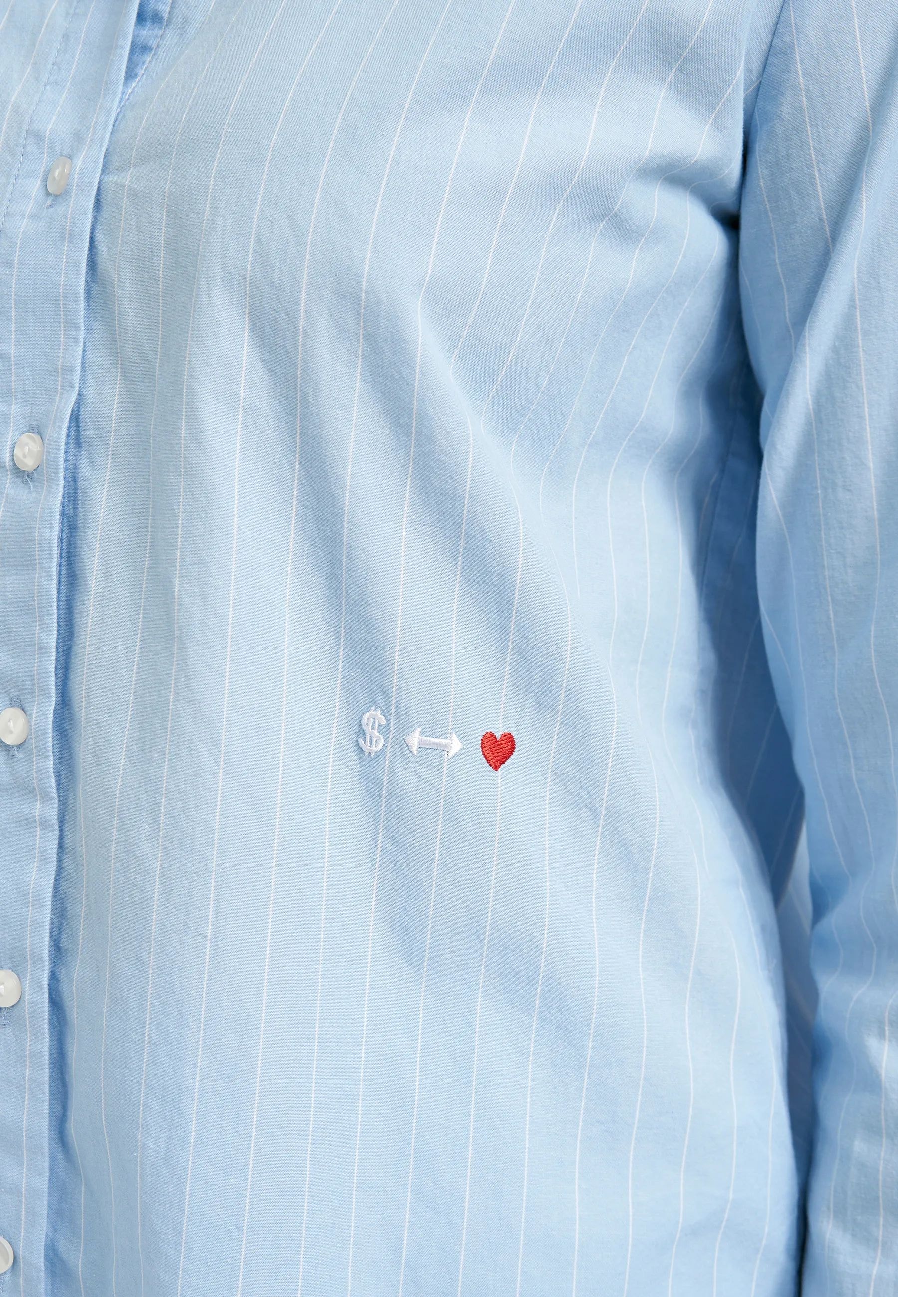Smith & Soul Hemdbluse mit kreativem Rückendetail, aus Baumwolle