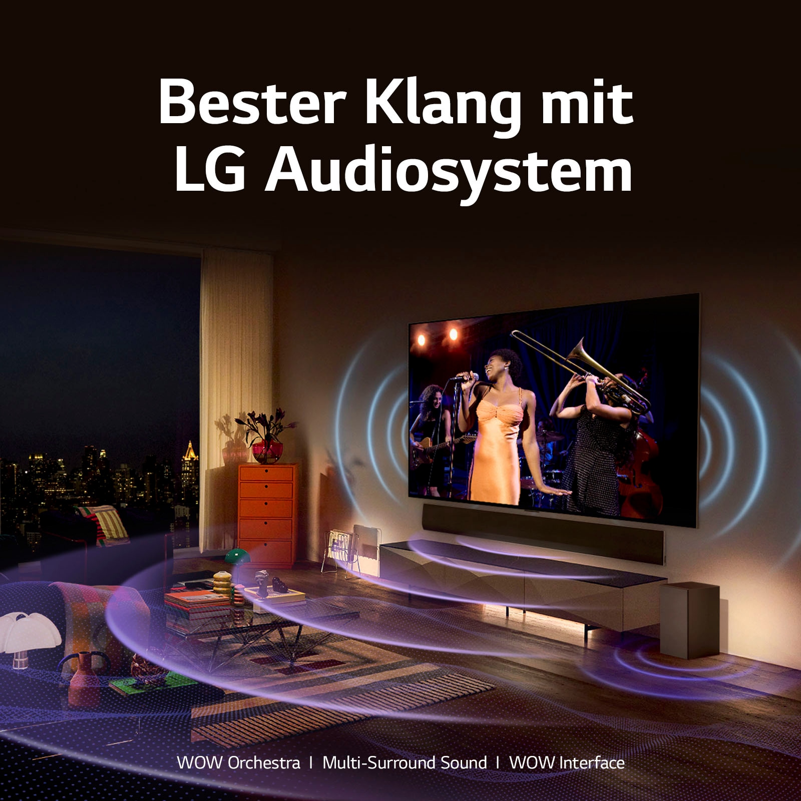 LG OLED-Fernseher »OLED83G39LA«, 4K Ultra HD, Smart-TV, OLED evo, α9 Gen6 4K AI-Prozessor, Brightness Booster Max