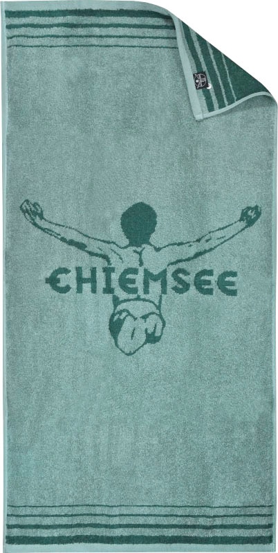 Chiemsee Handtücher »Miami«, (4 St., 4er Set Handtücher 50 x 100 cm), Chiemsee Logo