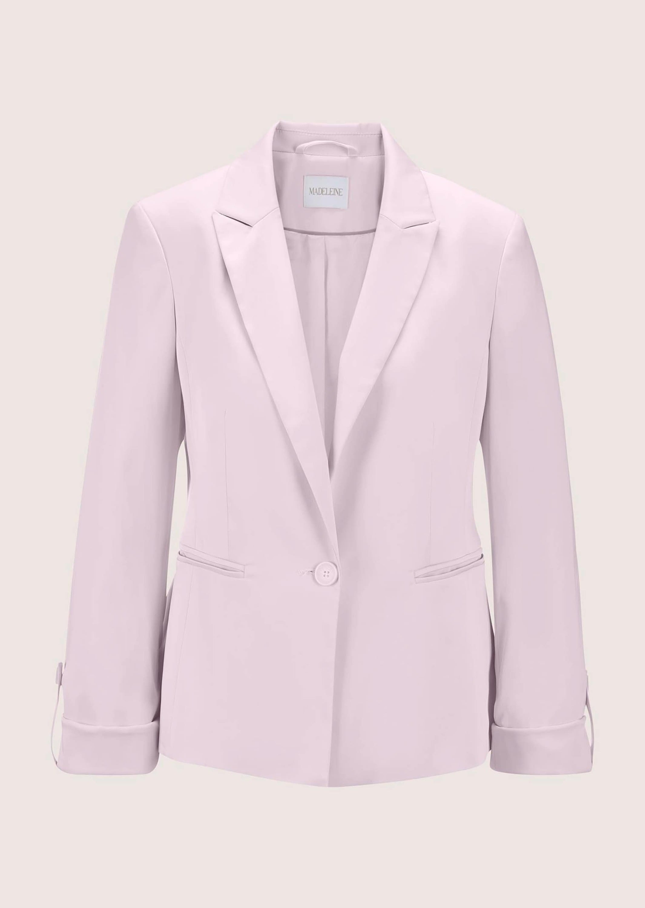 MADELEINE Jackenblazer »Kurzblazer Eleganter Einreiher mit Reverskragen« Eingearbeitete Leistentaschen