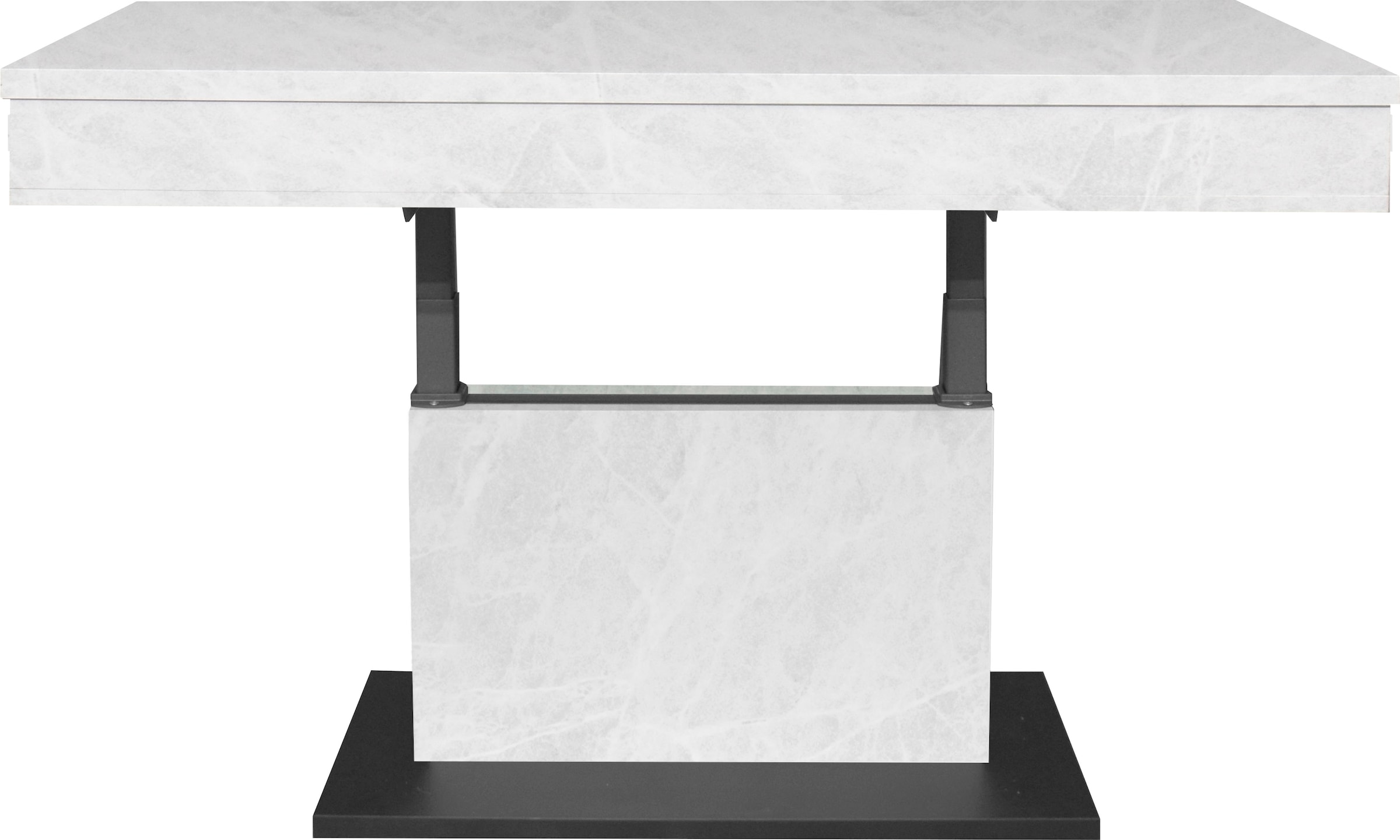 Mäusbacher Couchtisch "Lift Couchtisch" höhenverstellbar 58-77cm,Tischplatte aufziehbar, Staufach, 110cm breit