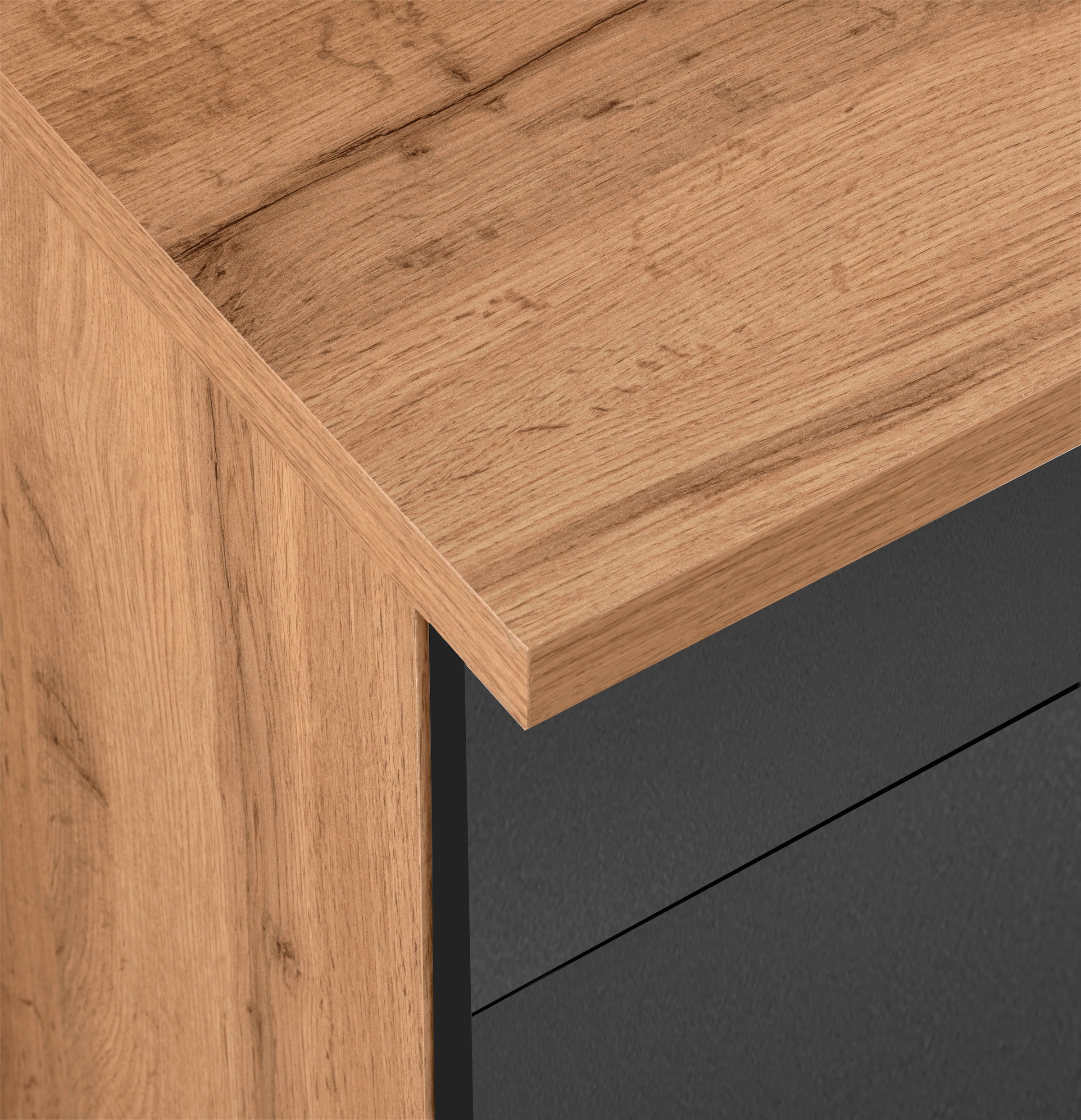 KOCHSTATION Küchenzeile »KS-Wien« Breite 350 cm, wahlweise mit E-Geräten und Induktion